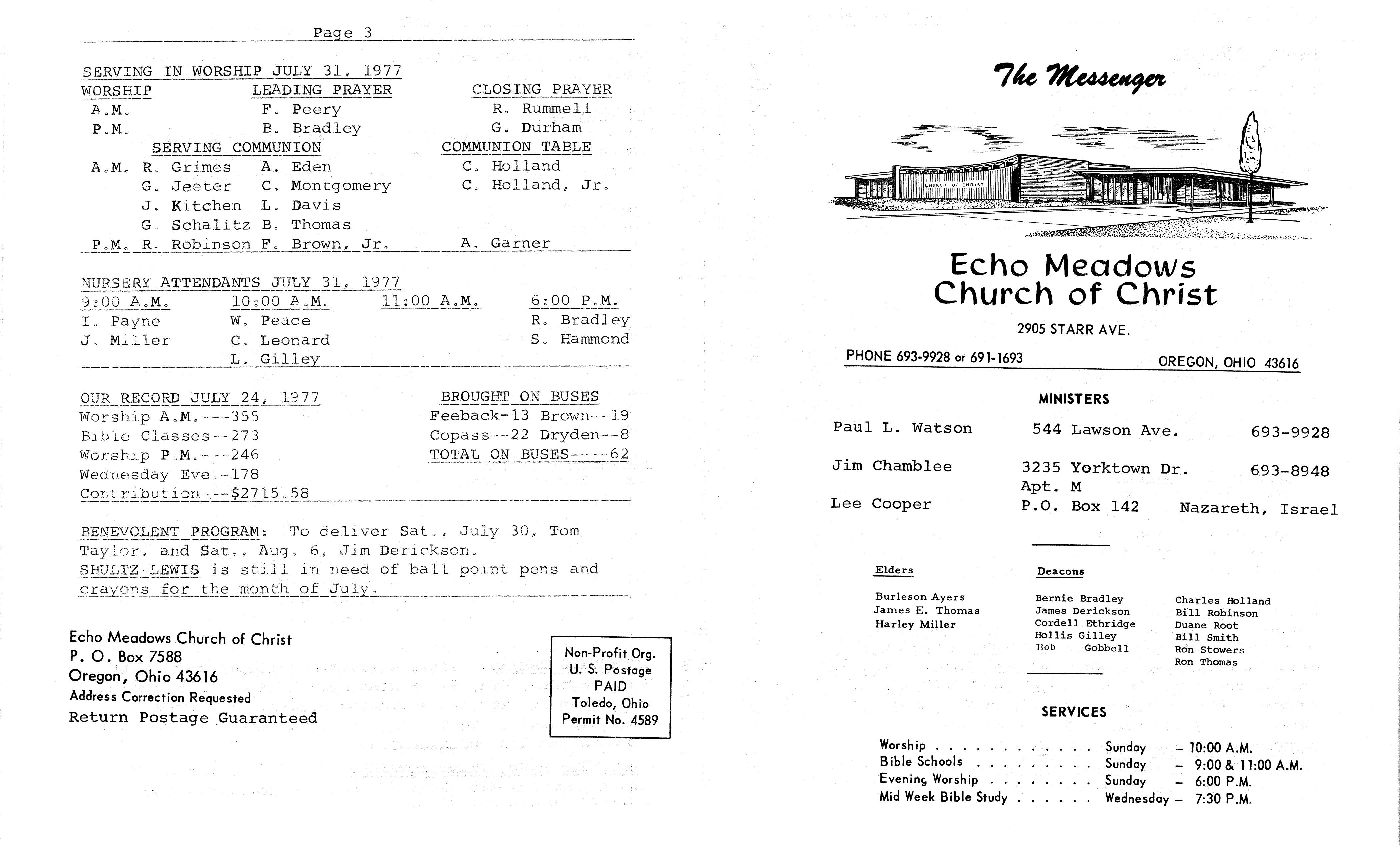 Scanned bulletin, page 1 of 1977-07-31.pdf