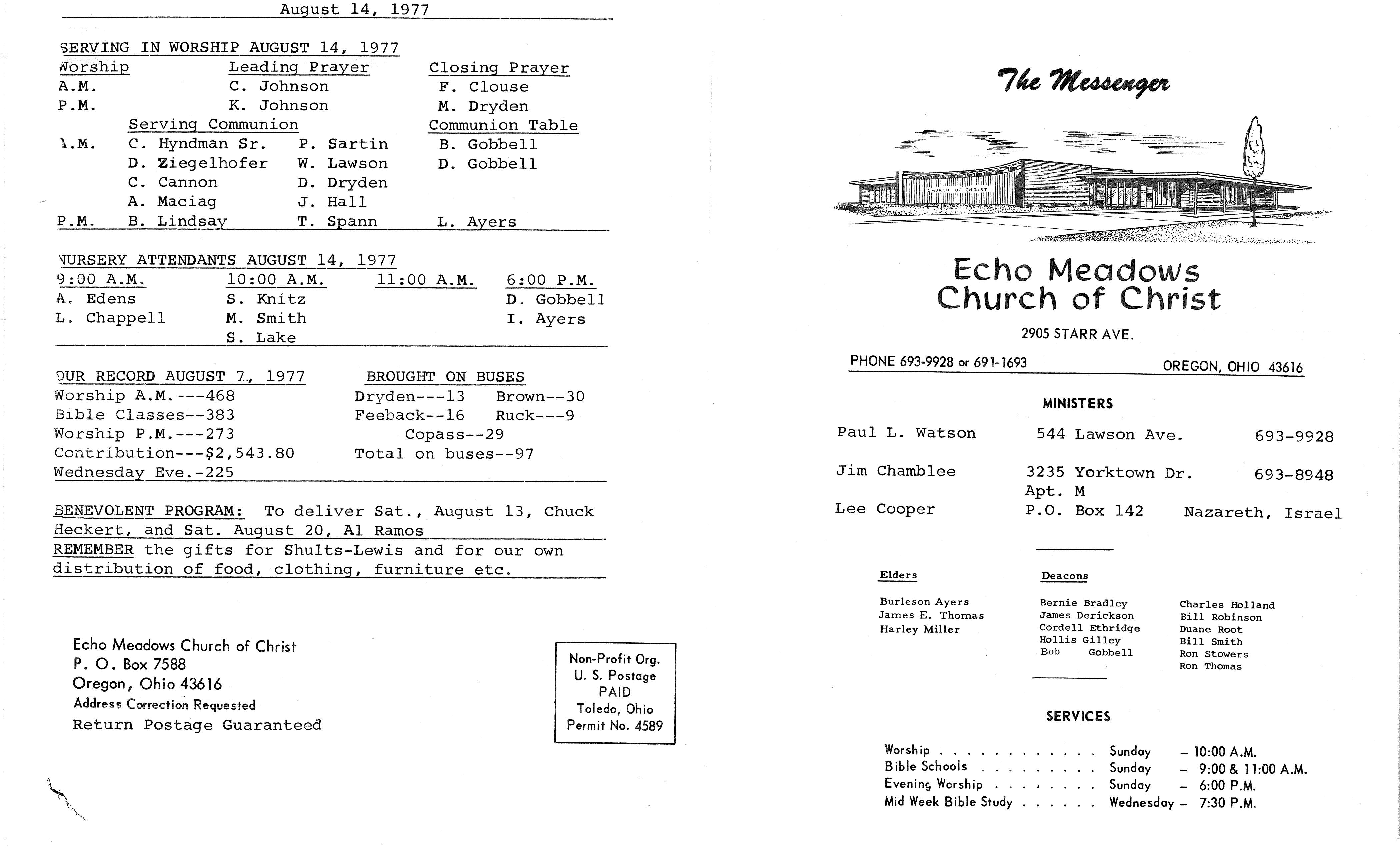 Scanned bulletin, page 1 of 1977-08-14.pdf