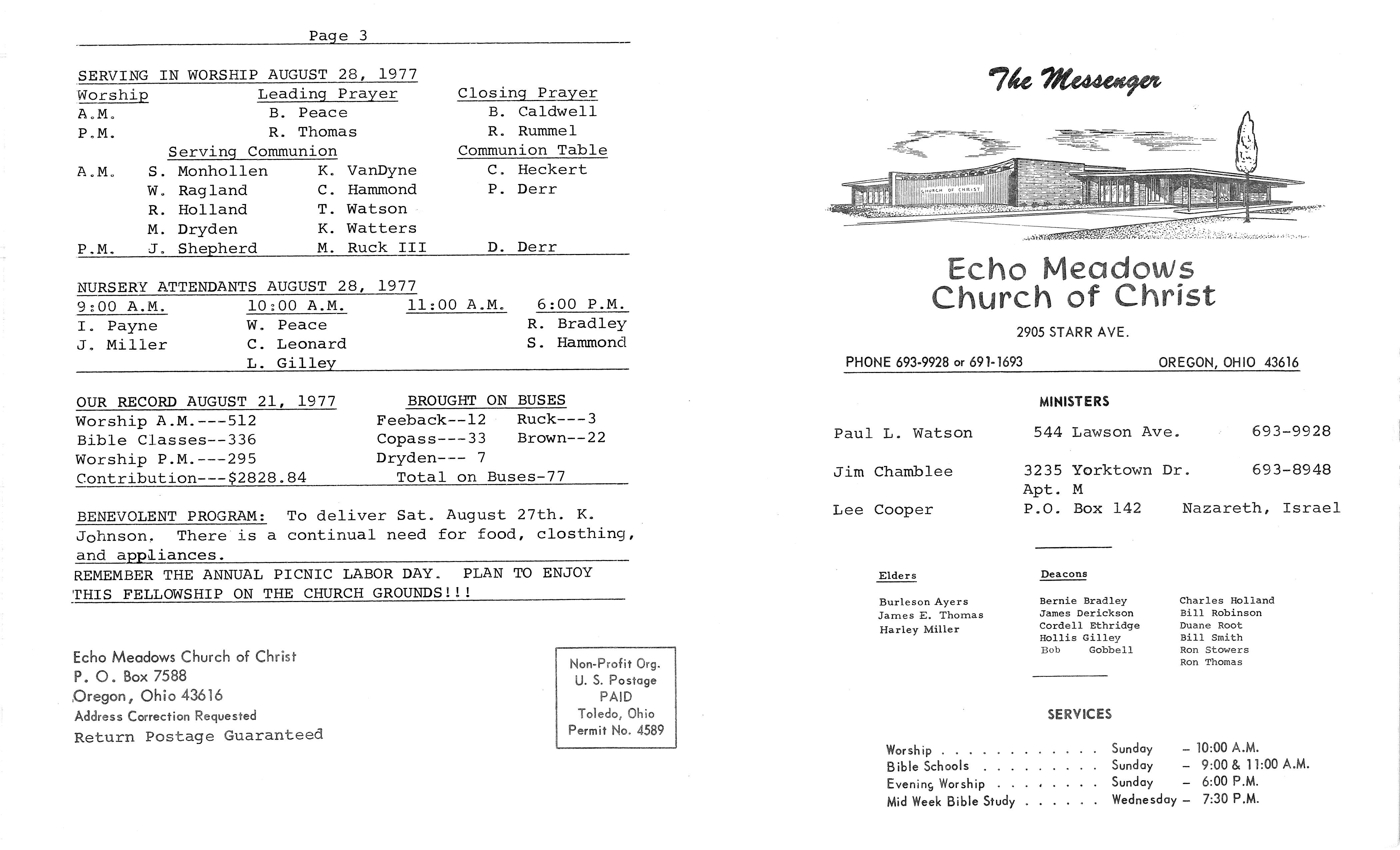 Scanned bulletin, page 1 of 1977-08-28.pdf