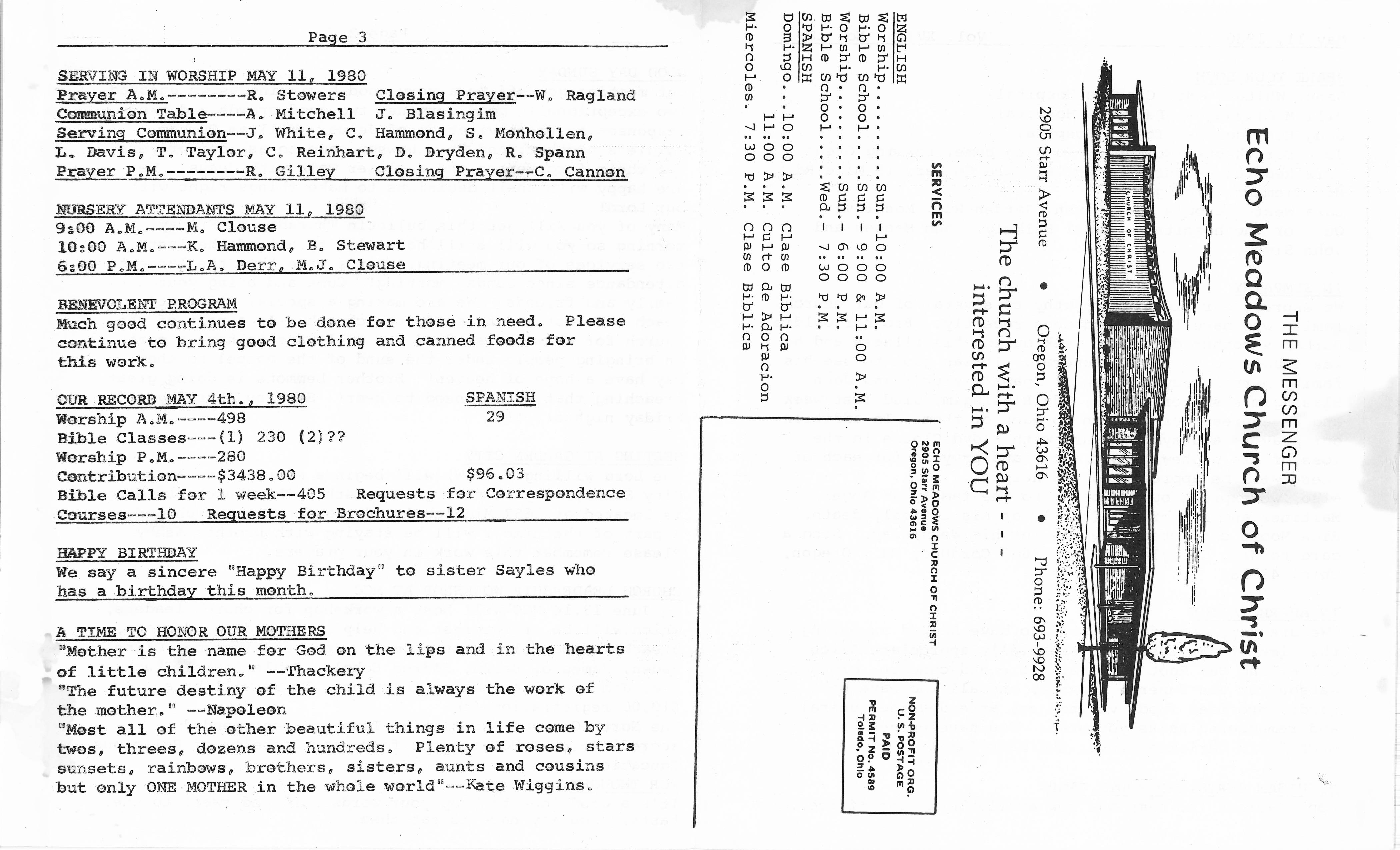 Scanned bulletin, page 1 of 1980-05-11.pdf