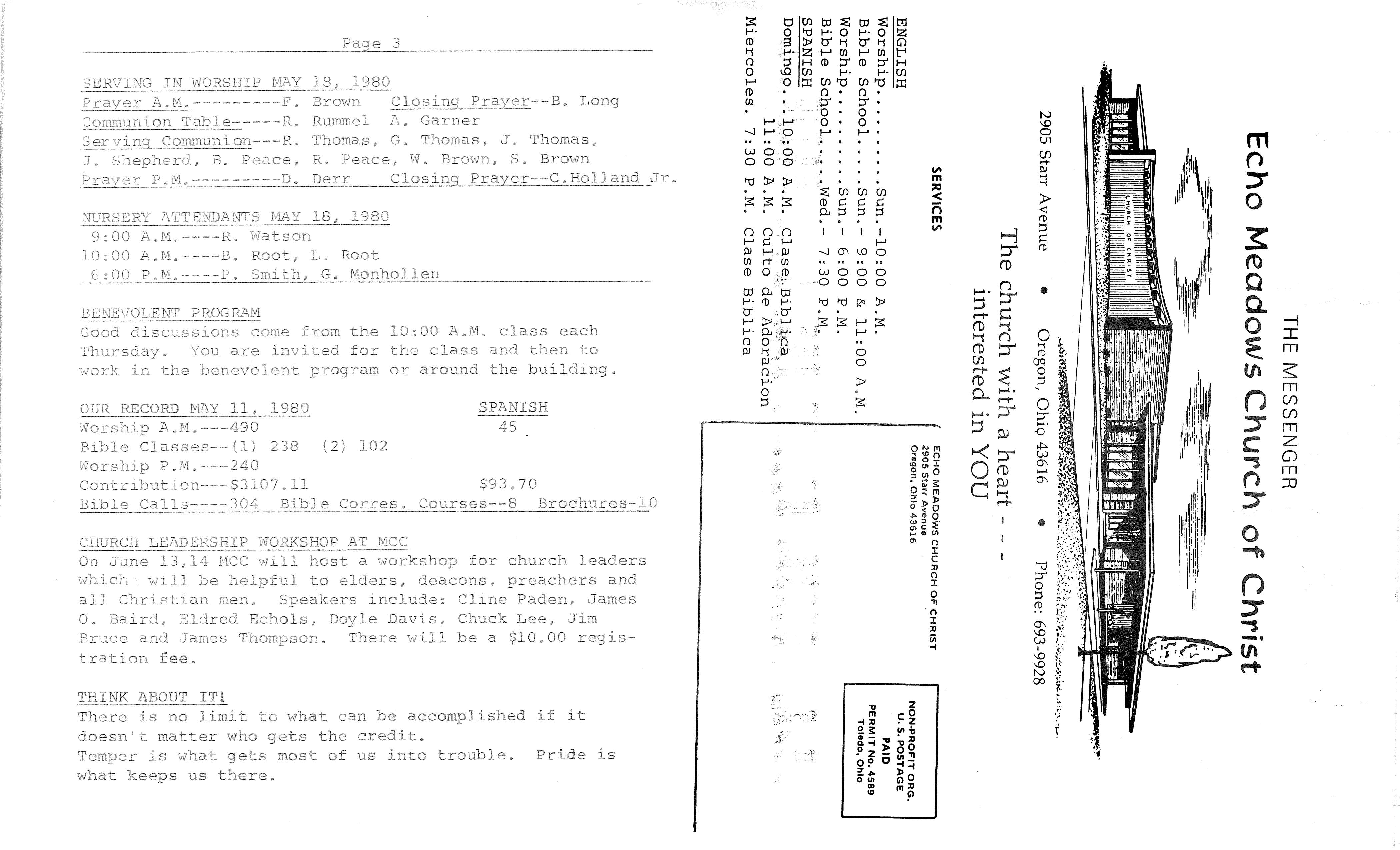 Scanned bulletin, page 1 of 1980-05-18.pdf