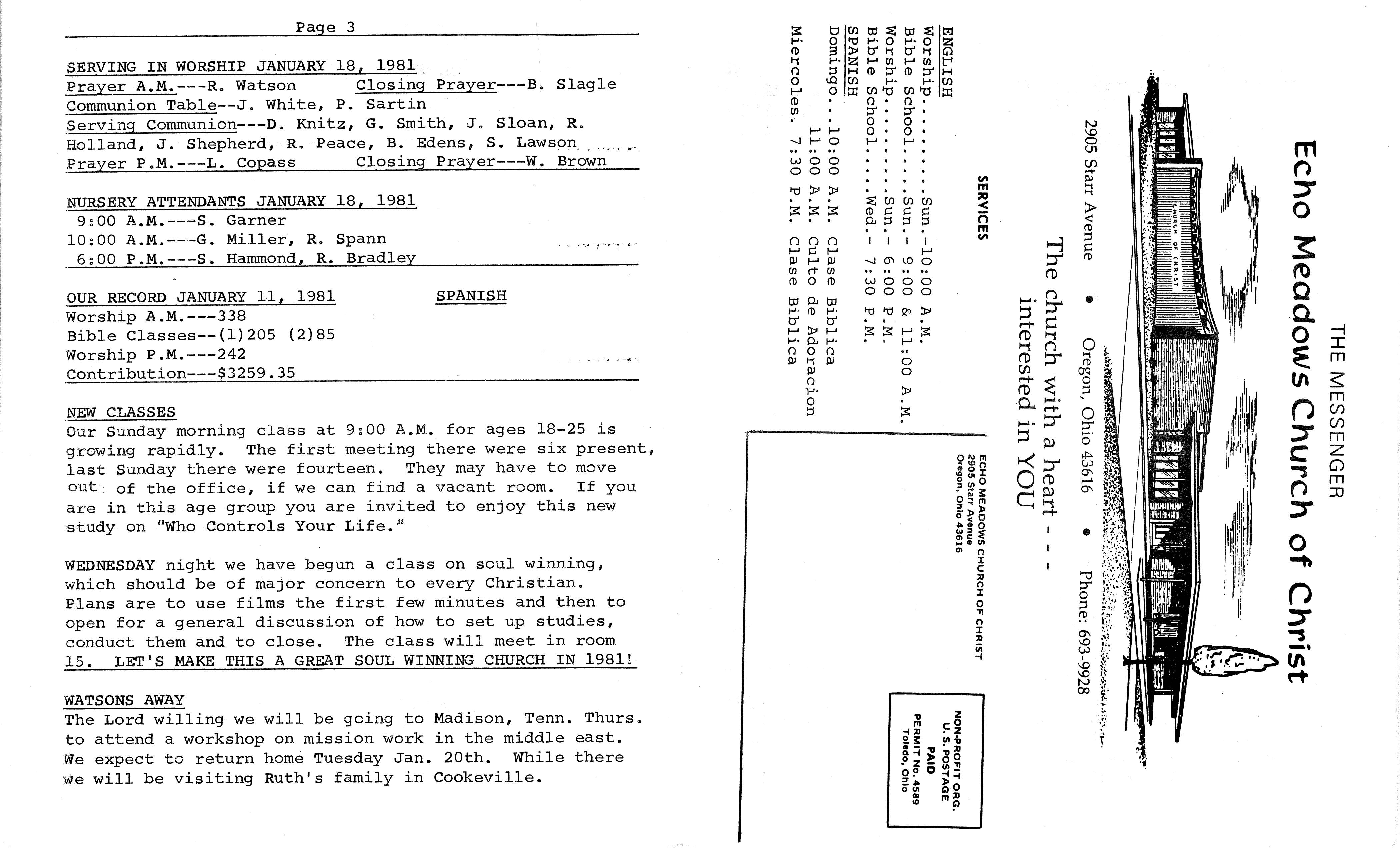 Scanned bulletin, page 1 of 1981-01-18.pdf