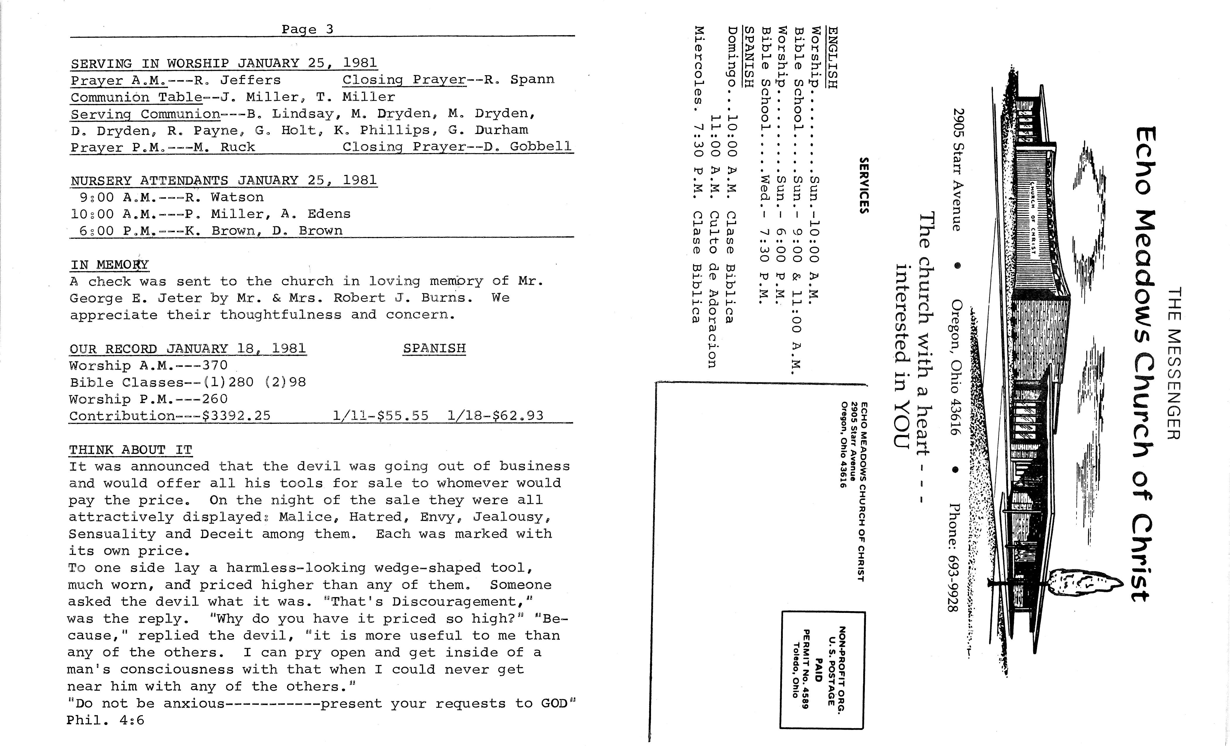 Scanned bulletin, page 1 of 1981-01-25.pdf