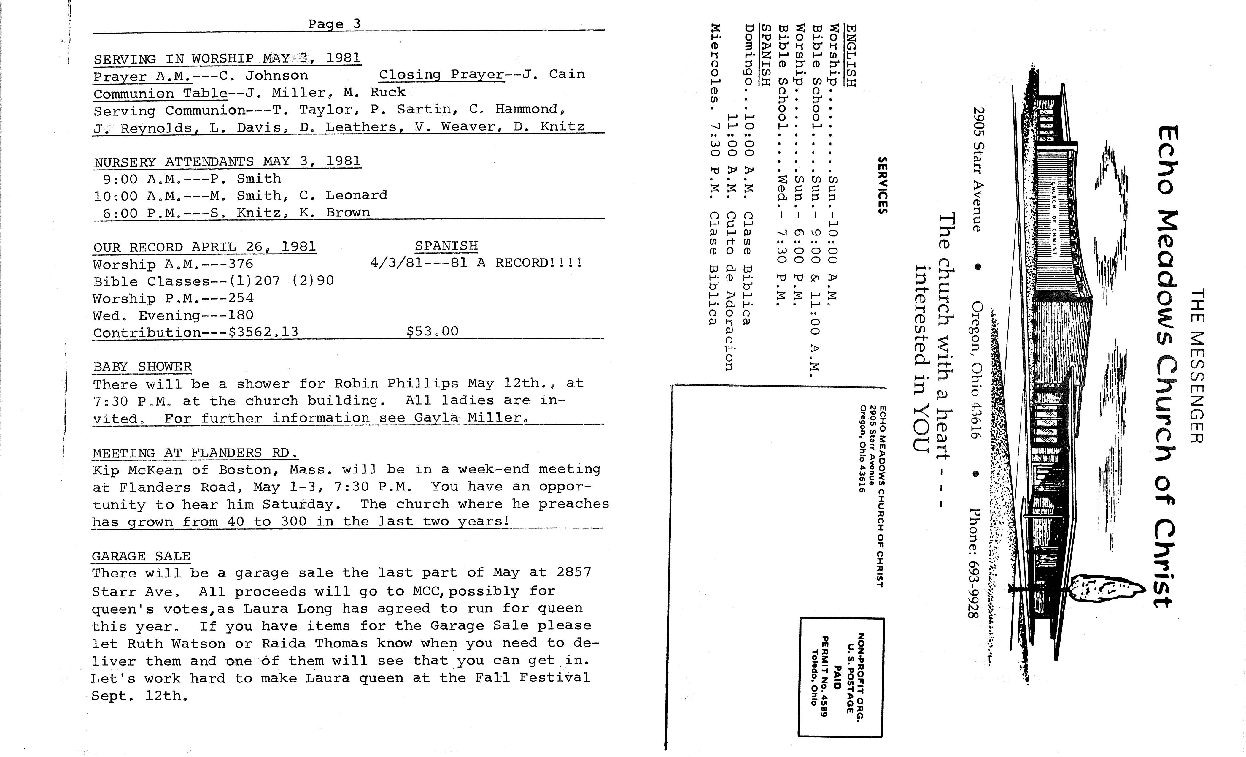 Scanned bulletin, page 1 of 1981-05-03.pdf