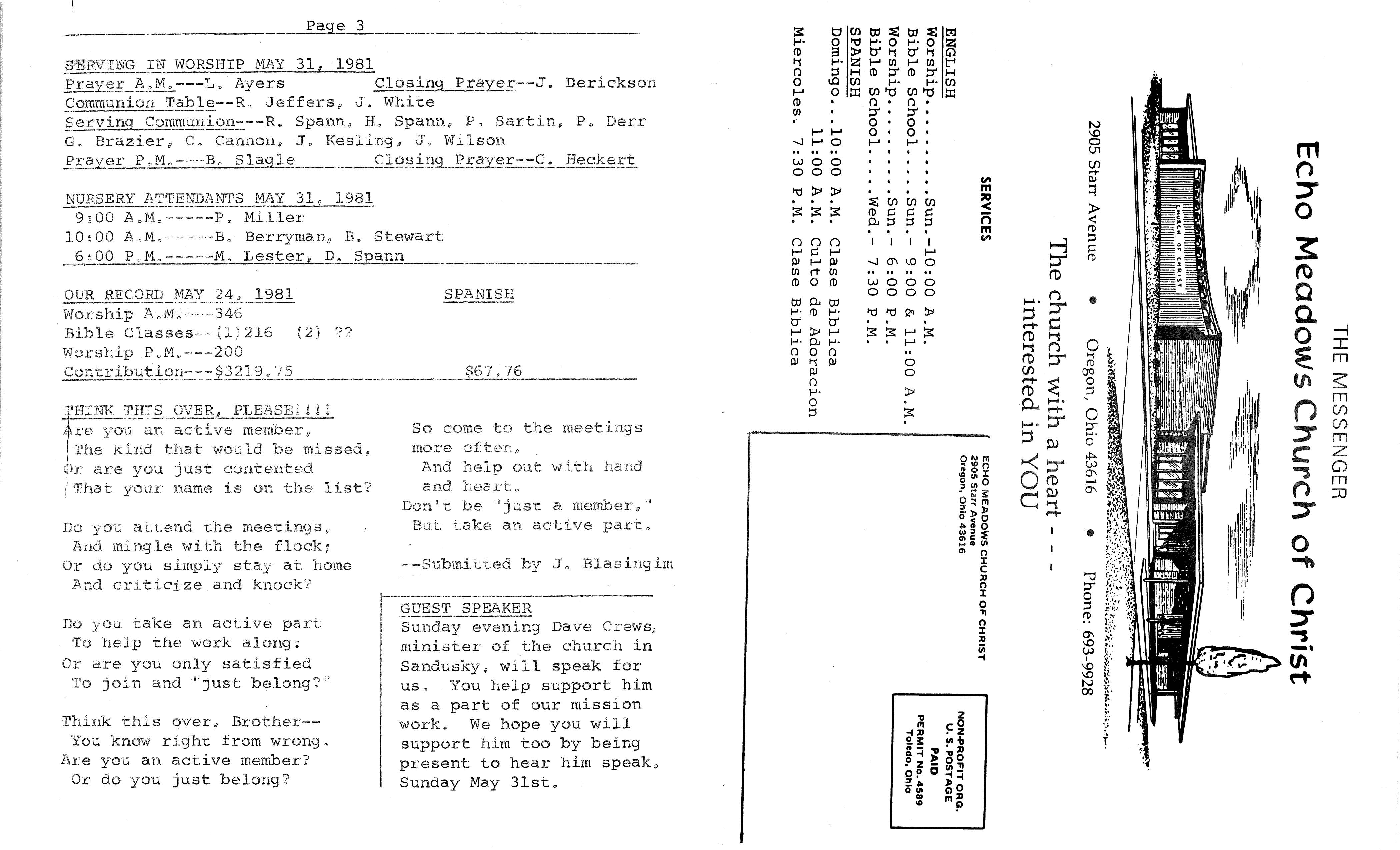 Scanned bulletin, page 1 of 1981-05-31.pdf