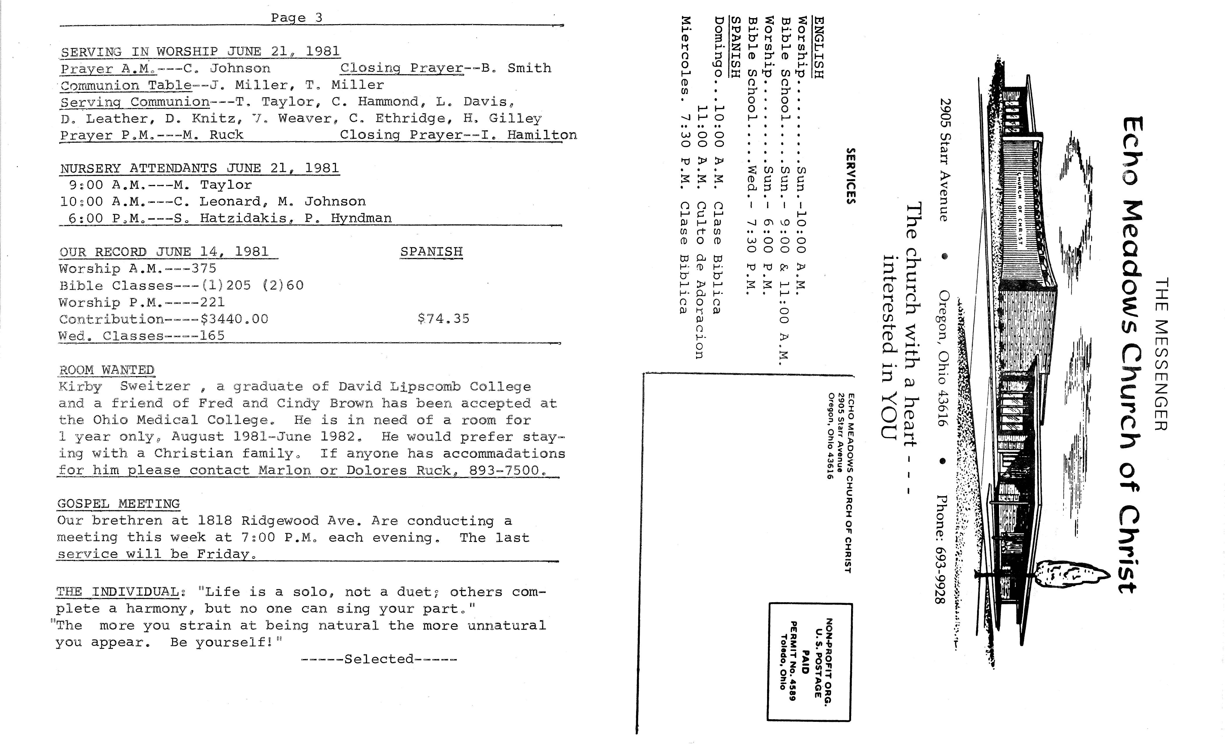 Scanned bulletin, page 1 of 1981-06-21.pdf