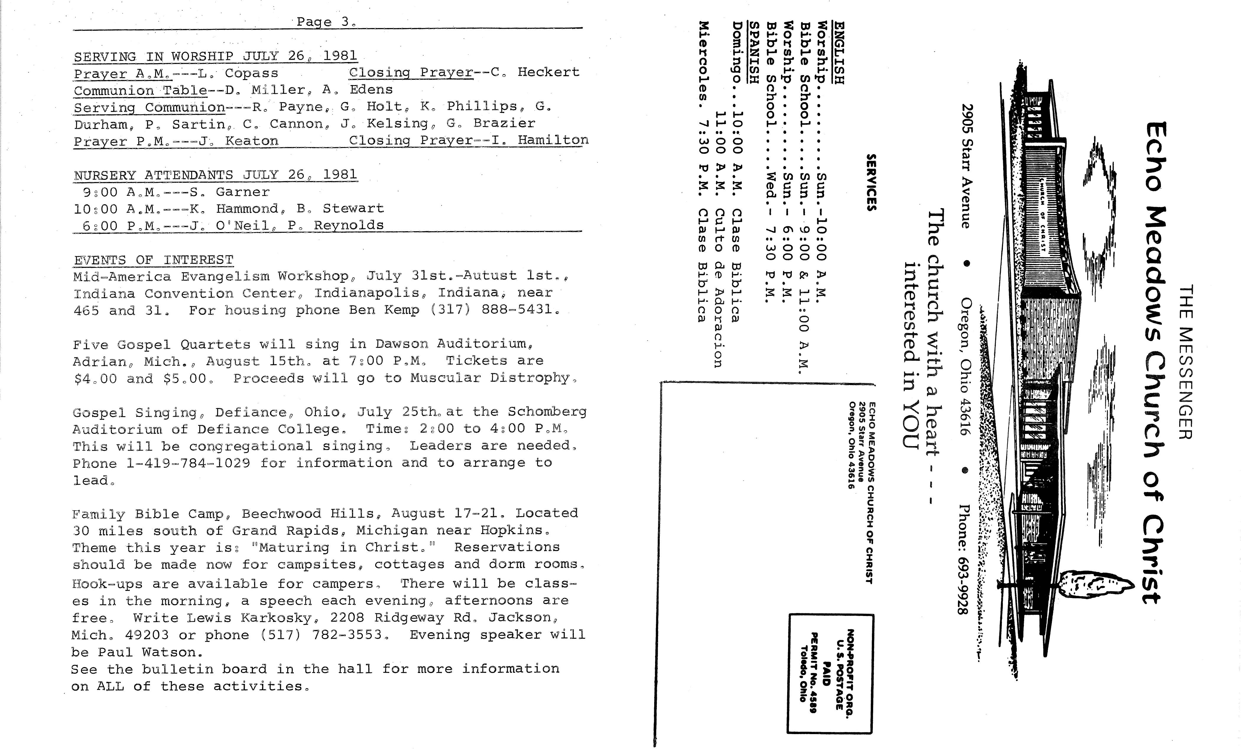 Scanned bulletin, page 1 of 1981-07-26.pdf