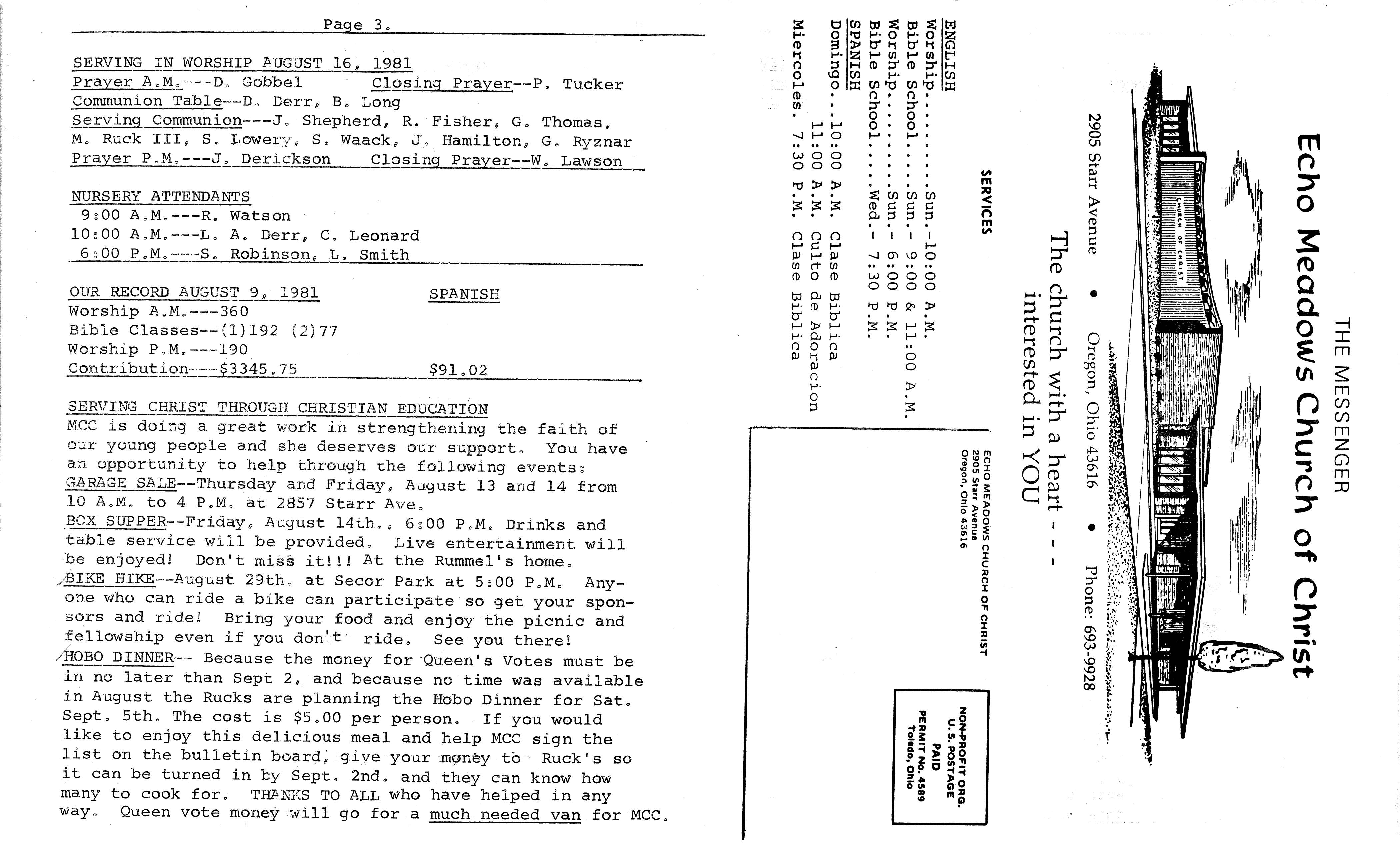 Scanned bulletin, page 1 of 1981-08-16.pdf