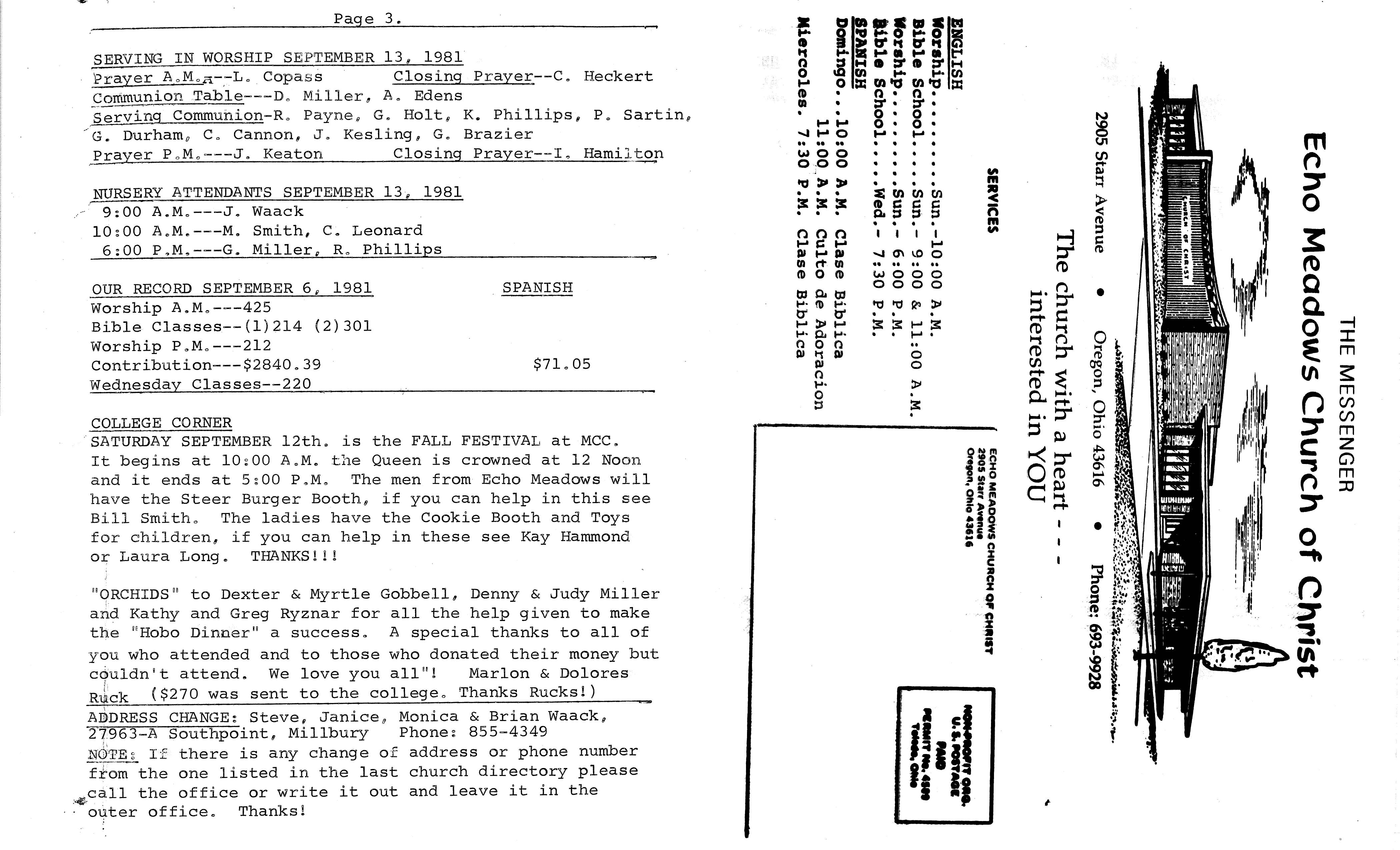Scanned bulletin, page 1 of 1981-09-13.pdf