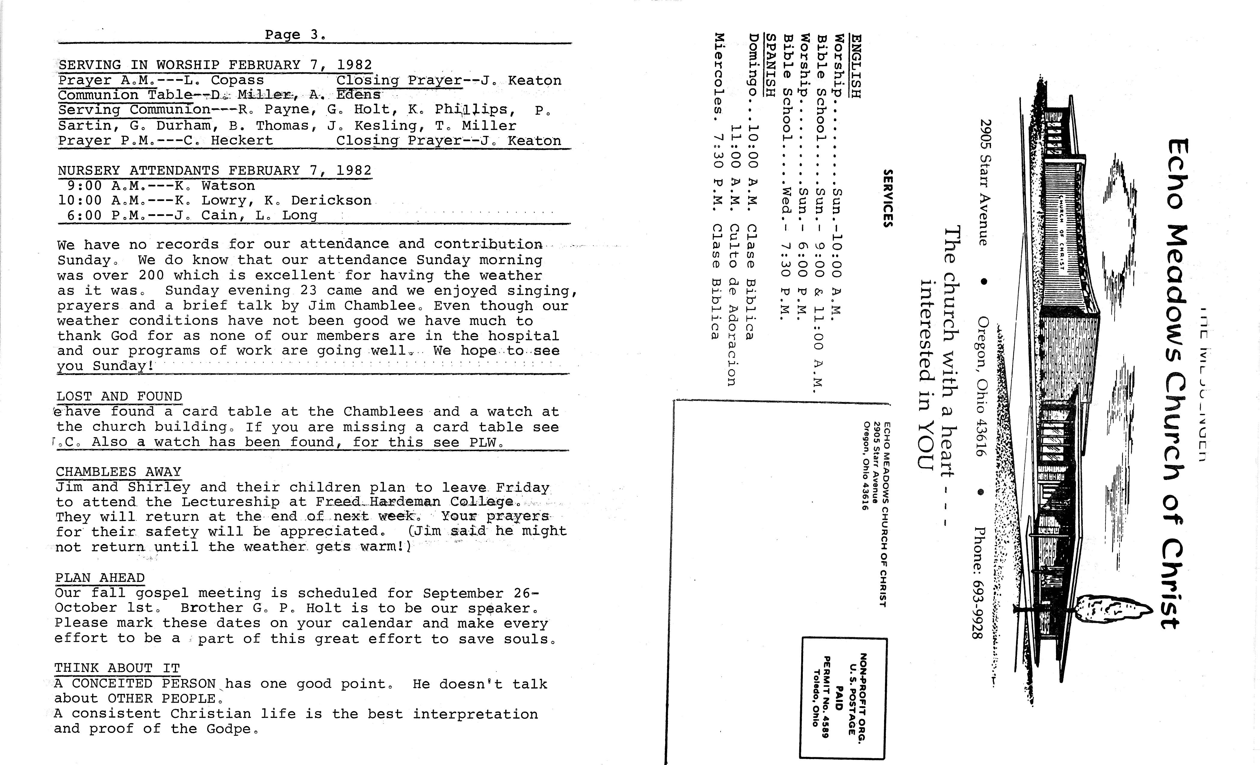 Scanned bulletin, page 1 of 1982-02-07.pdf