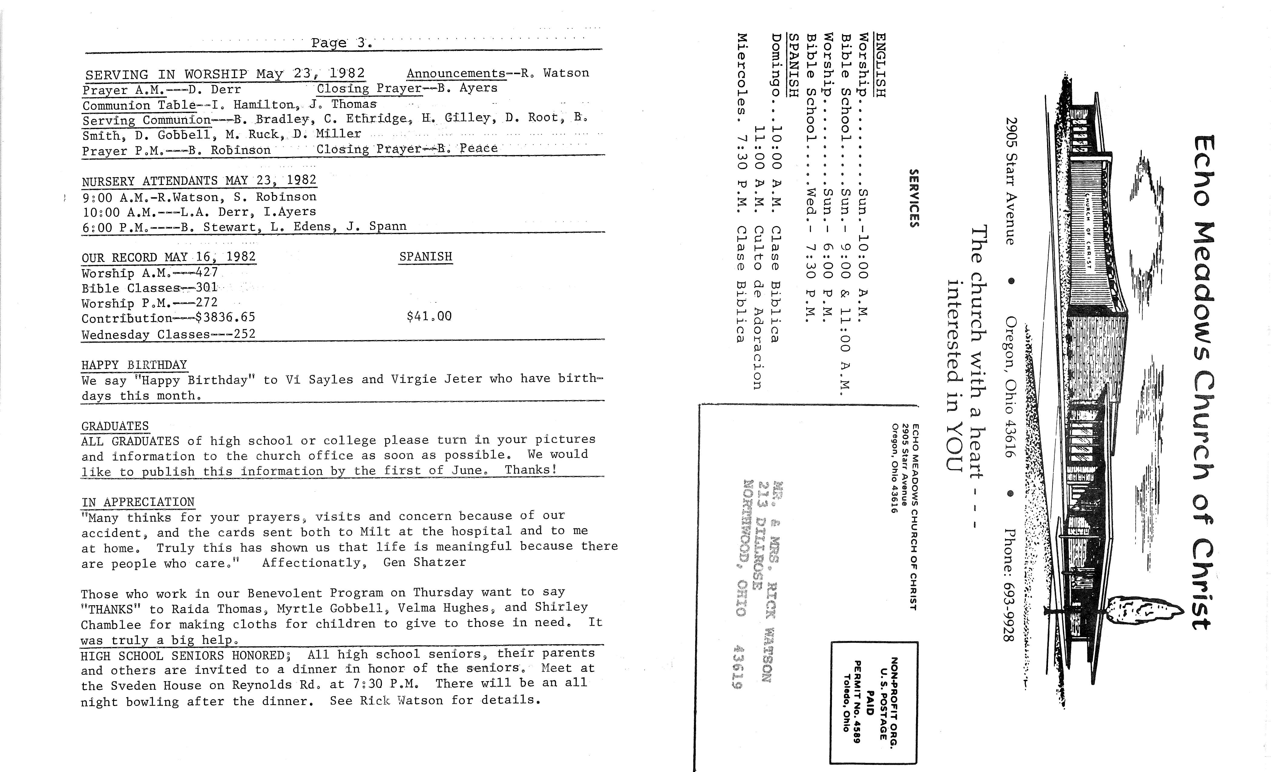 Scanned bulletin, page 1 of 1982-05-23.pdf