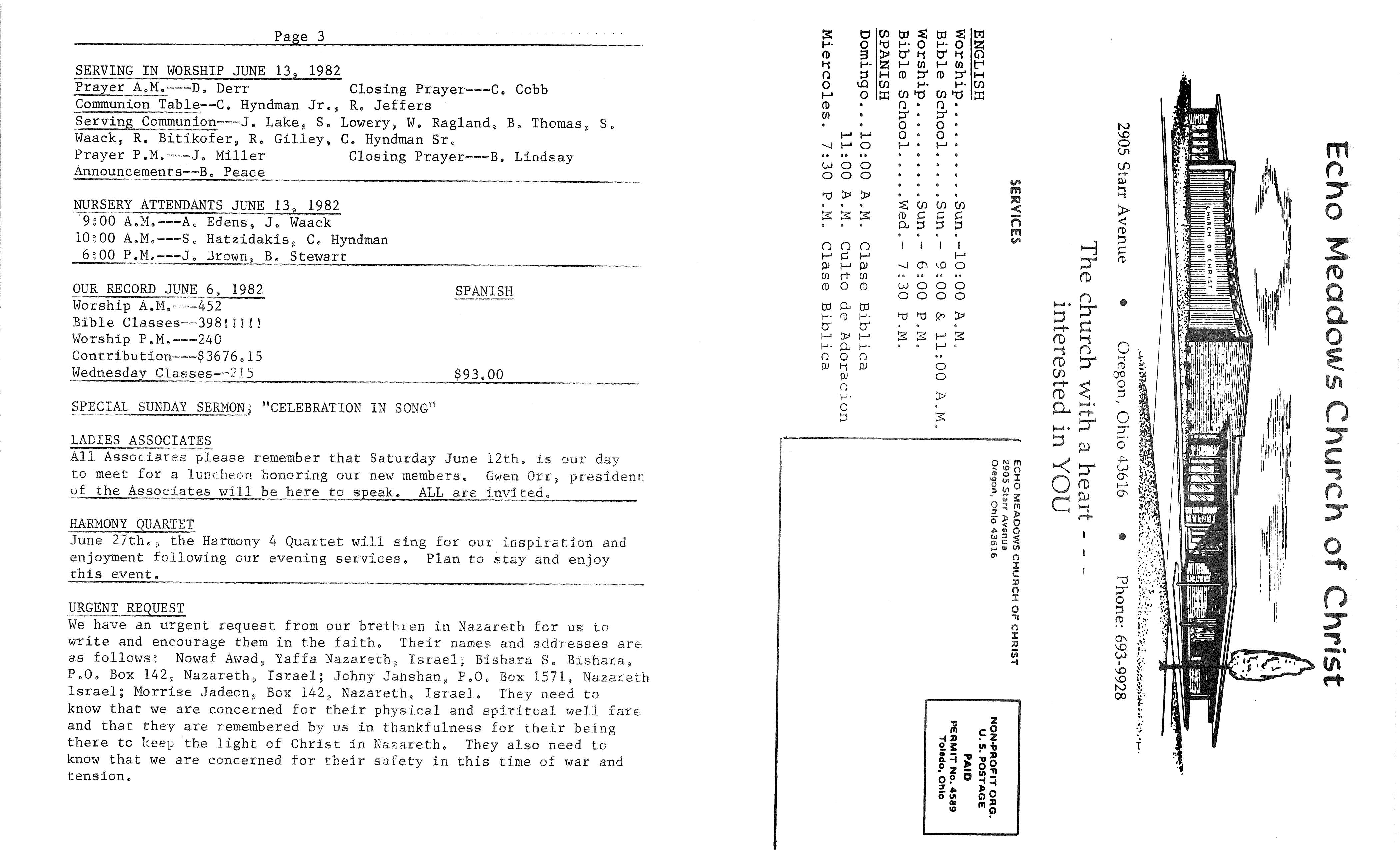 Scanned bulletin, page 1 of 1982-06-13.pdf