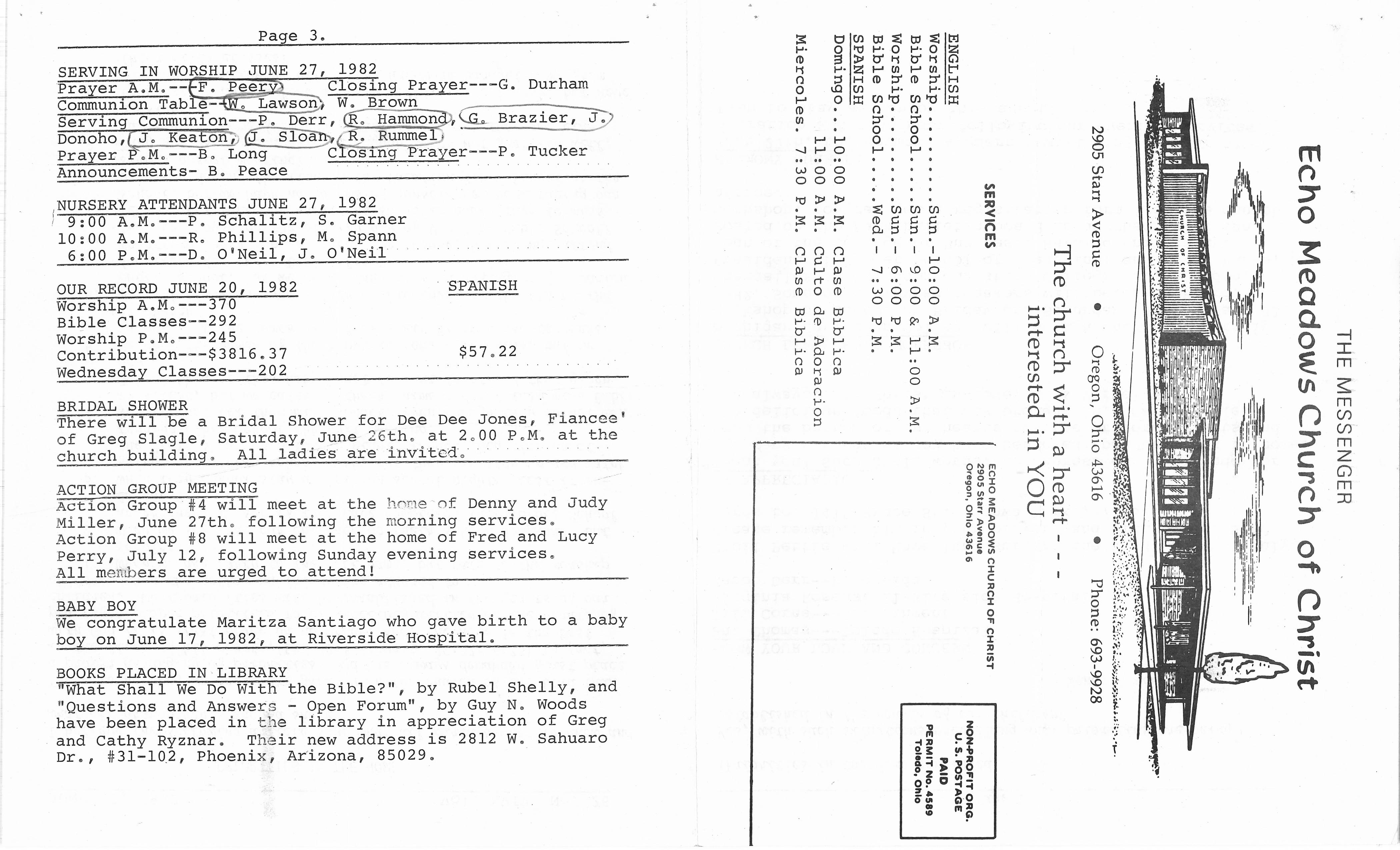 Scanned bulletin, page 1 of 1982-06-27.pdf
