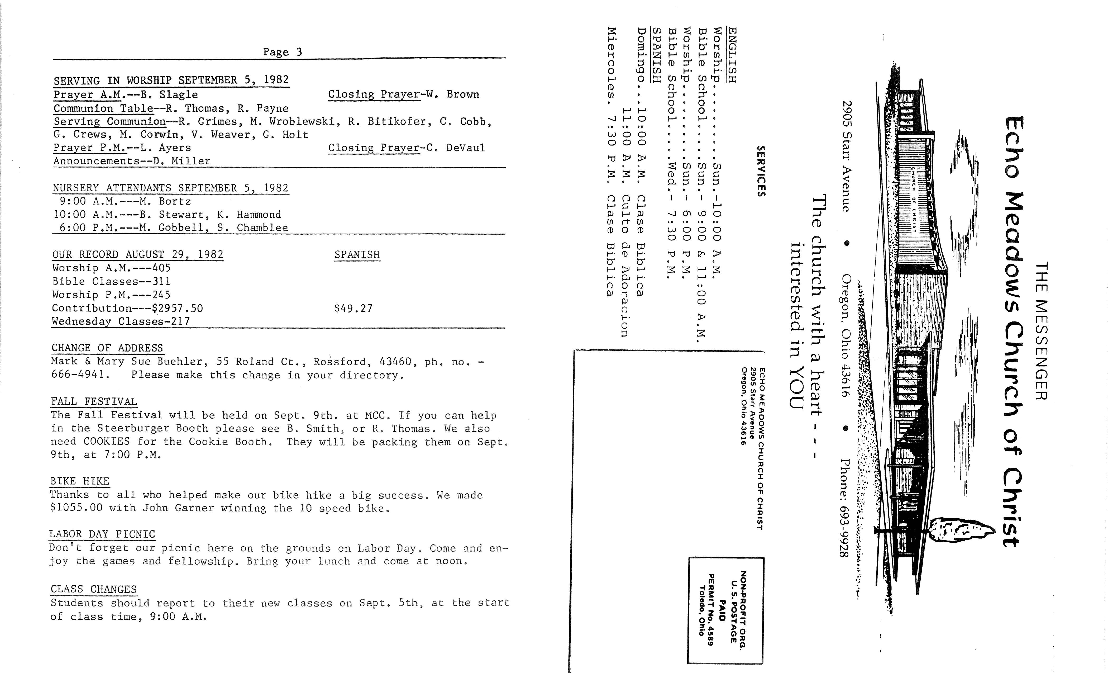Scanned bulletin, page 1 of 1982-09-05.pdf