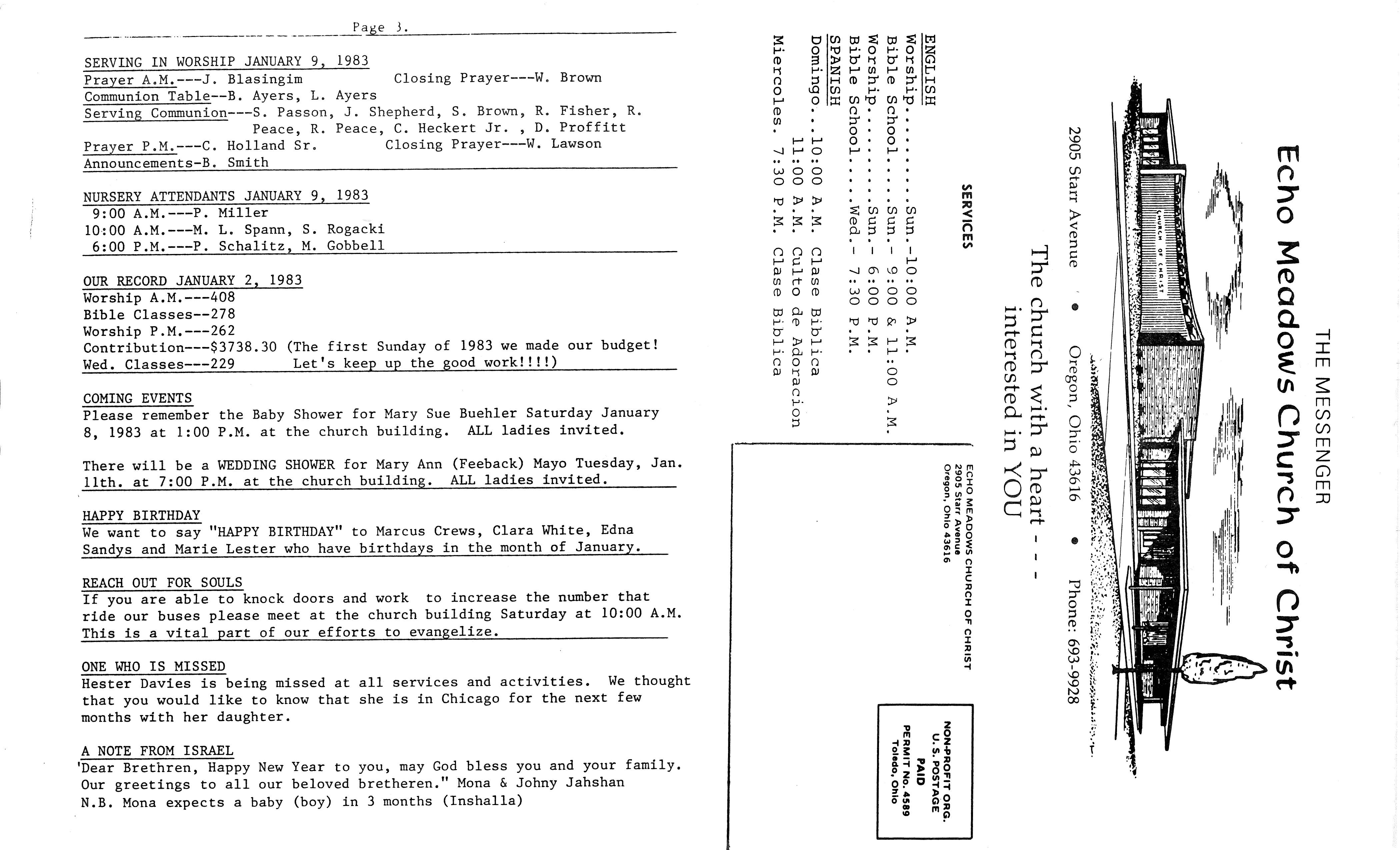 Scanned bulletin, page 1 of 1983-01-09.pdf
