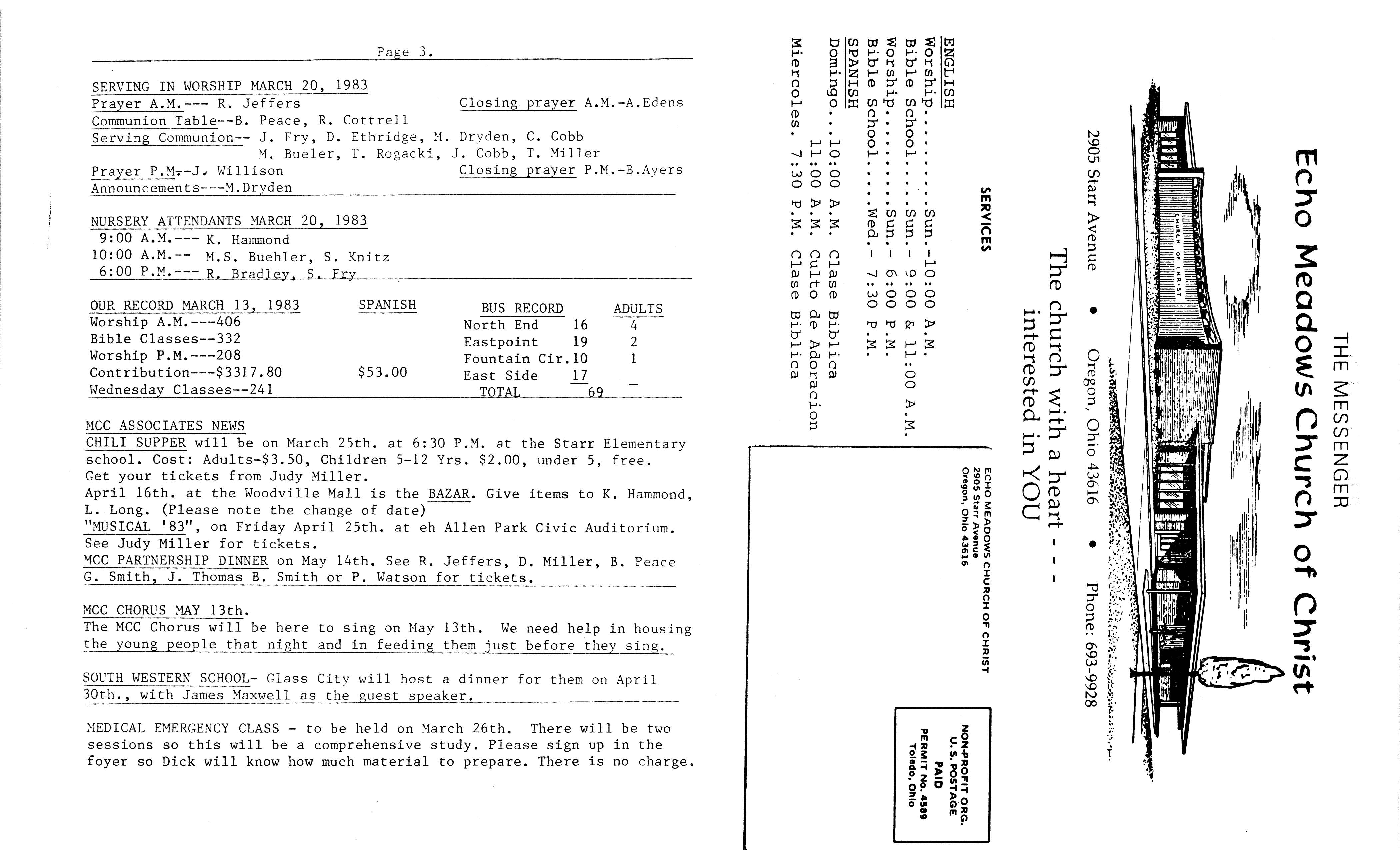 Scanned bulletin, page 1 of 1983-03-20.pdf