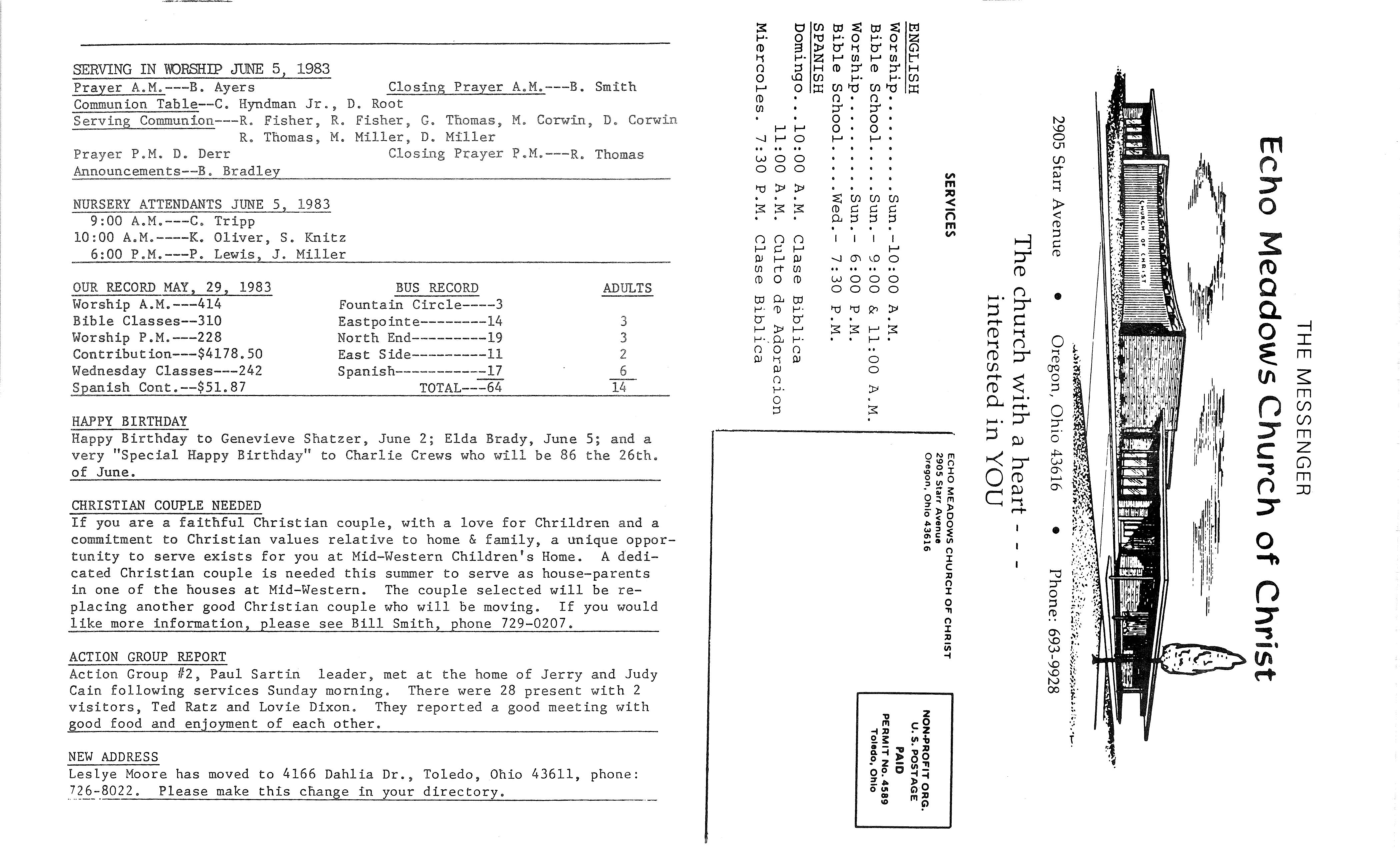 Scanned bulletin, page 1 of 1983-06-05.pdf