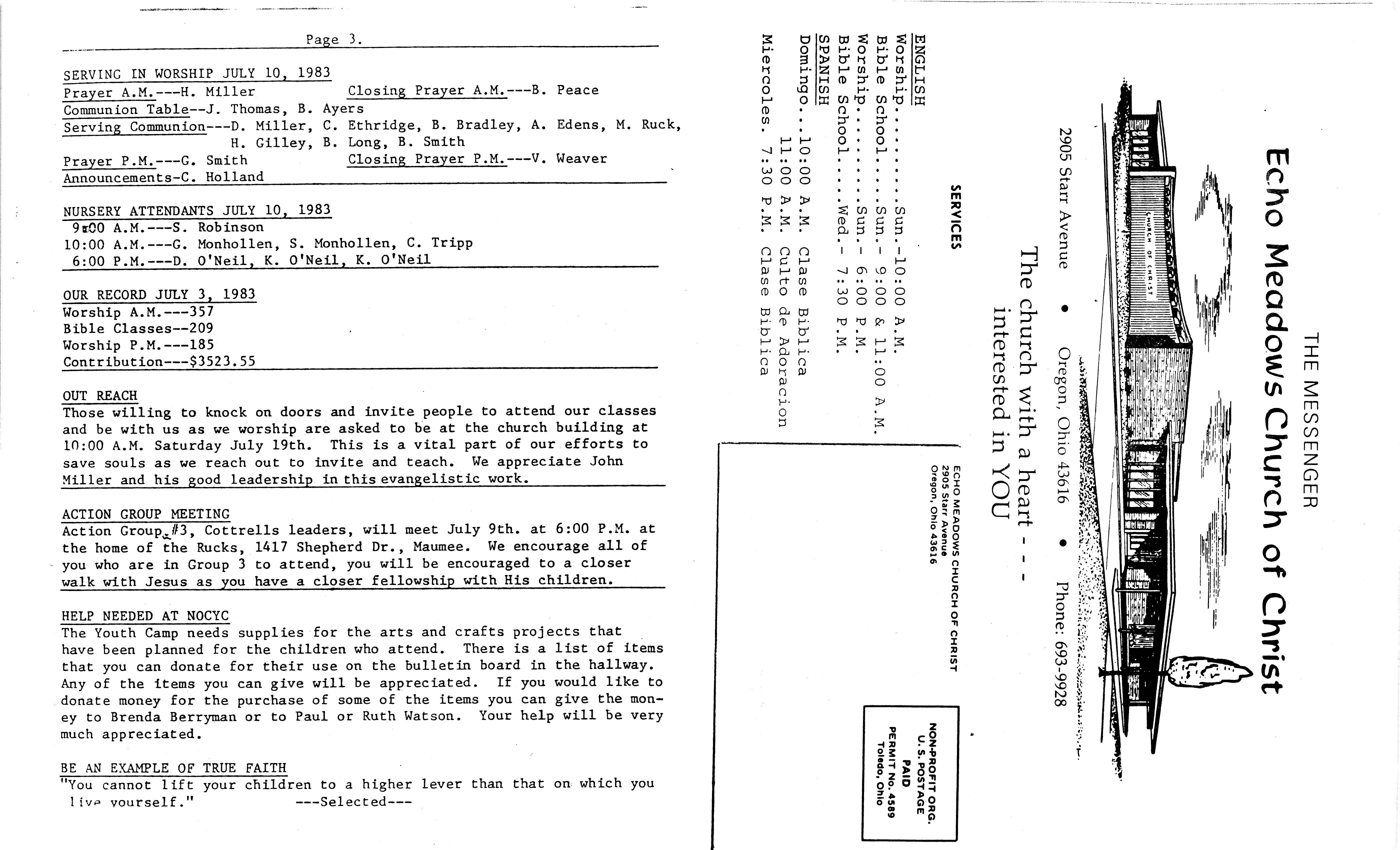 Scanned bulletin, page 1 of 1983-07-10.pdf