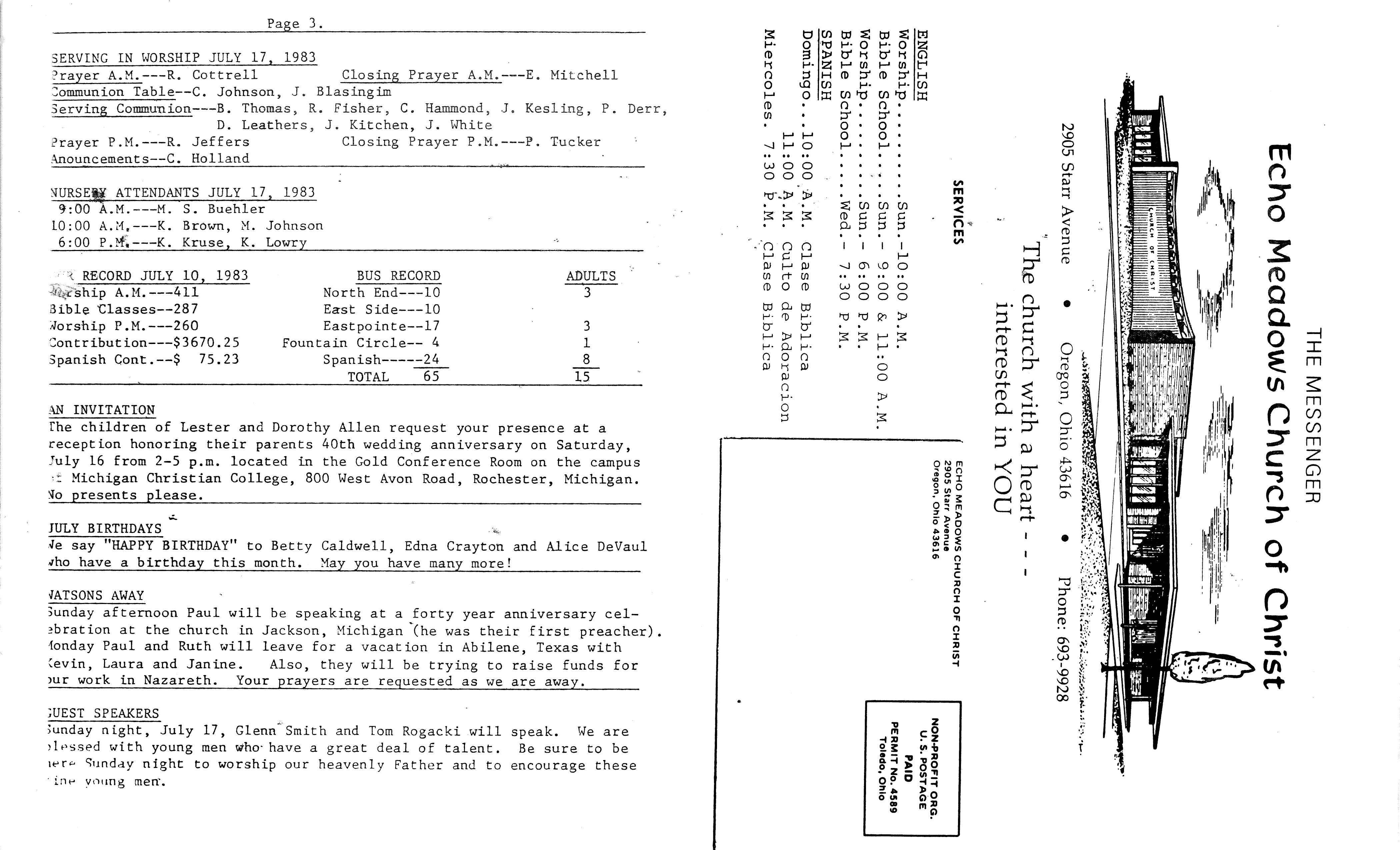 Scanned bulletin, page 1 of 1983-07-17.pdf