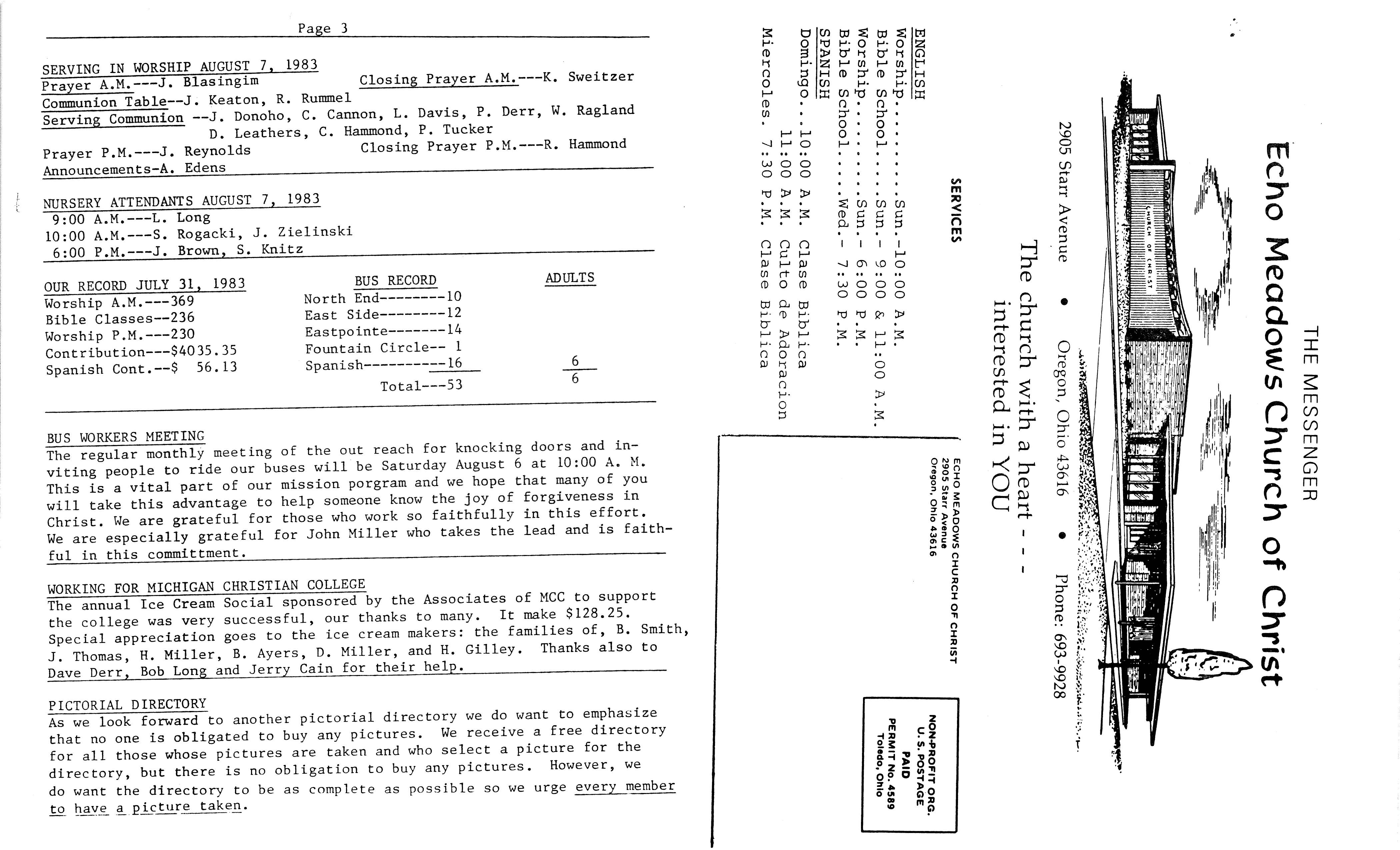 Scanned bulletin, page 1 of 1983-08-07.pdf