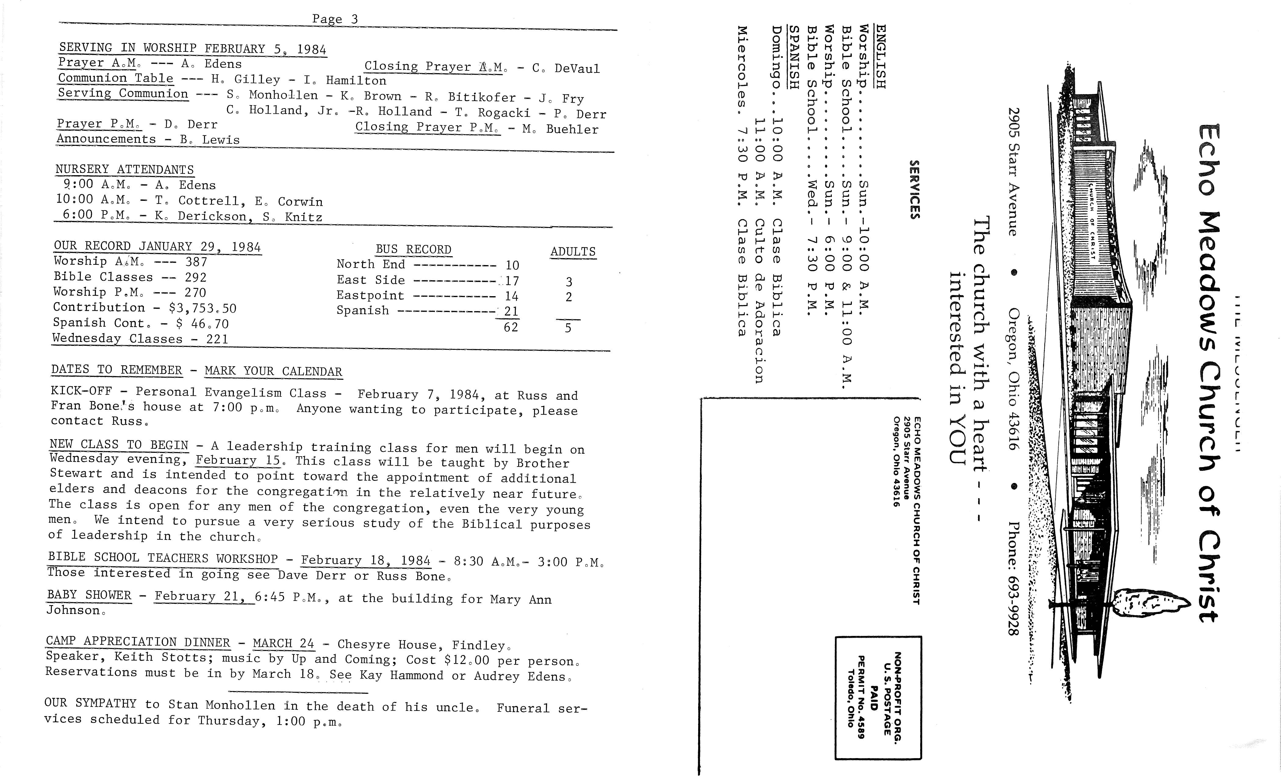 Scanned bulletin, page 1 of 1984-02-05.pdf