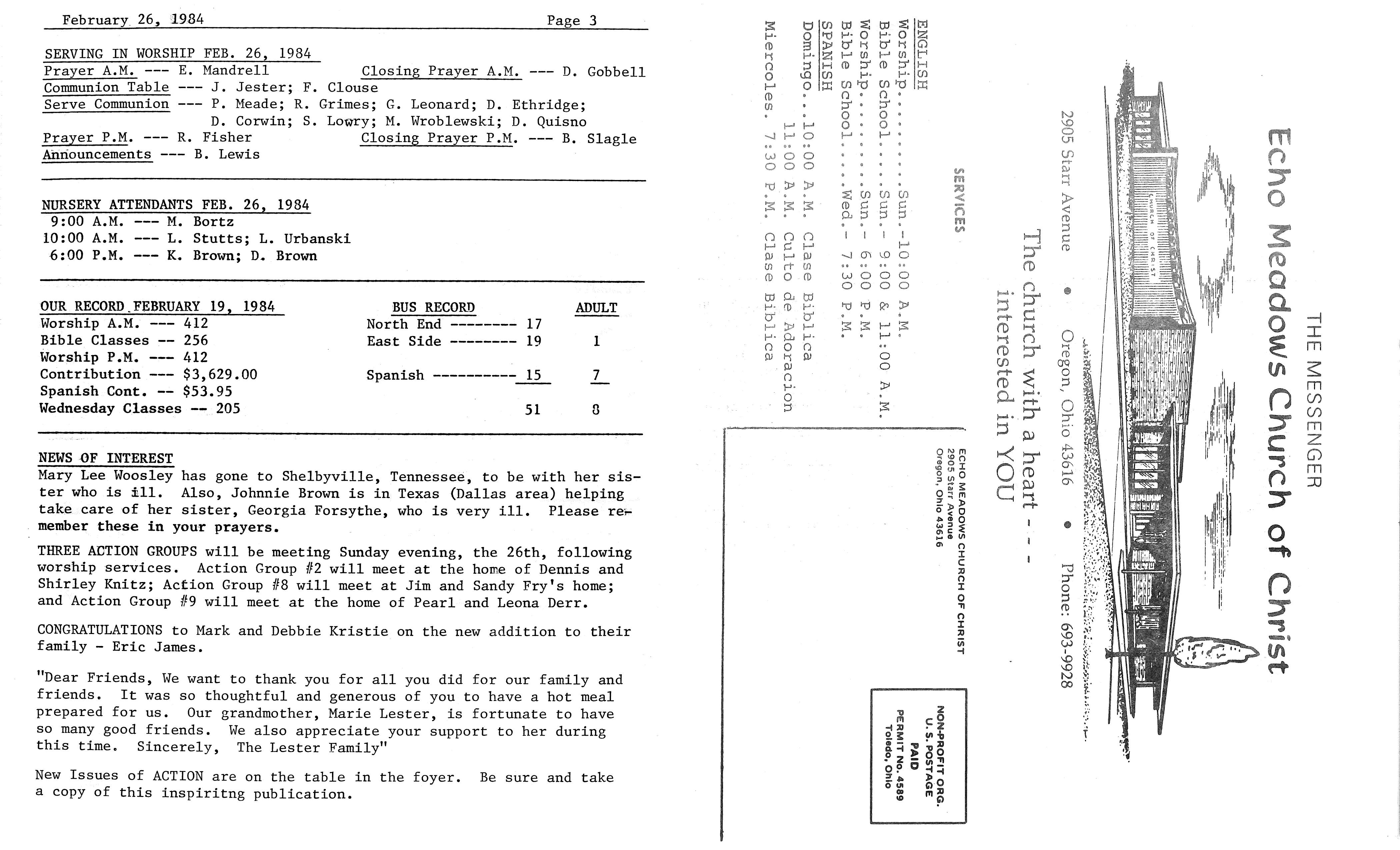 Scanned bulletin, page 1 of 1984-02-26.pdf