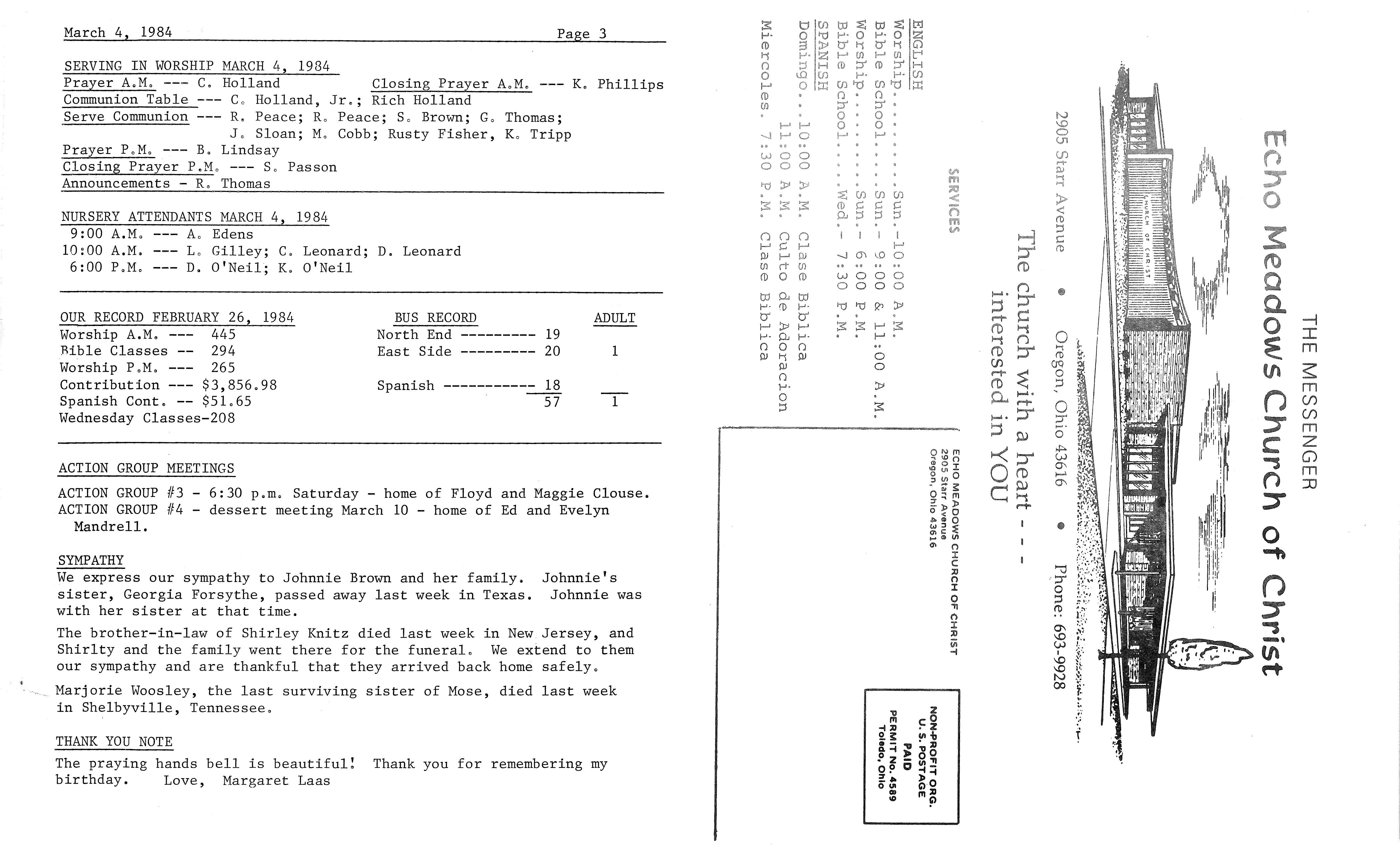 Scanned bulletin, page 1 of 1984-03-04.pdf