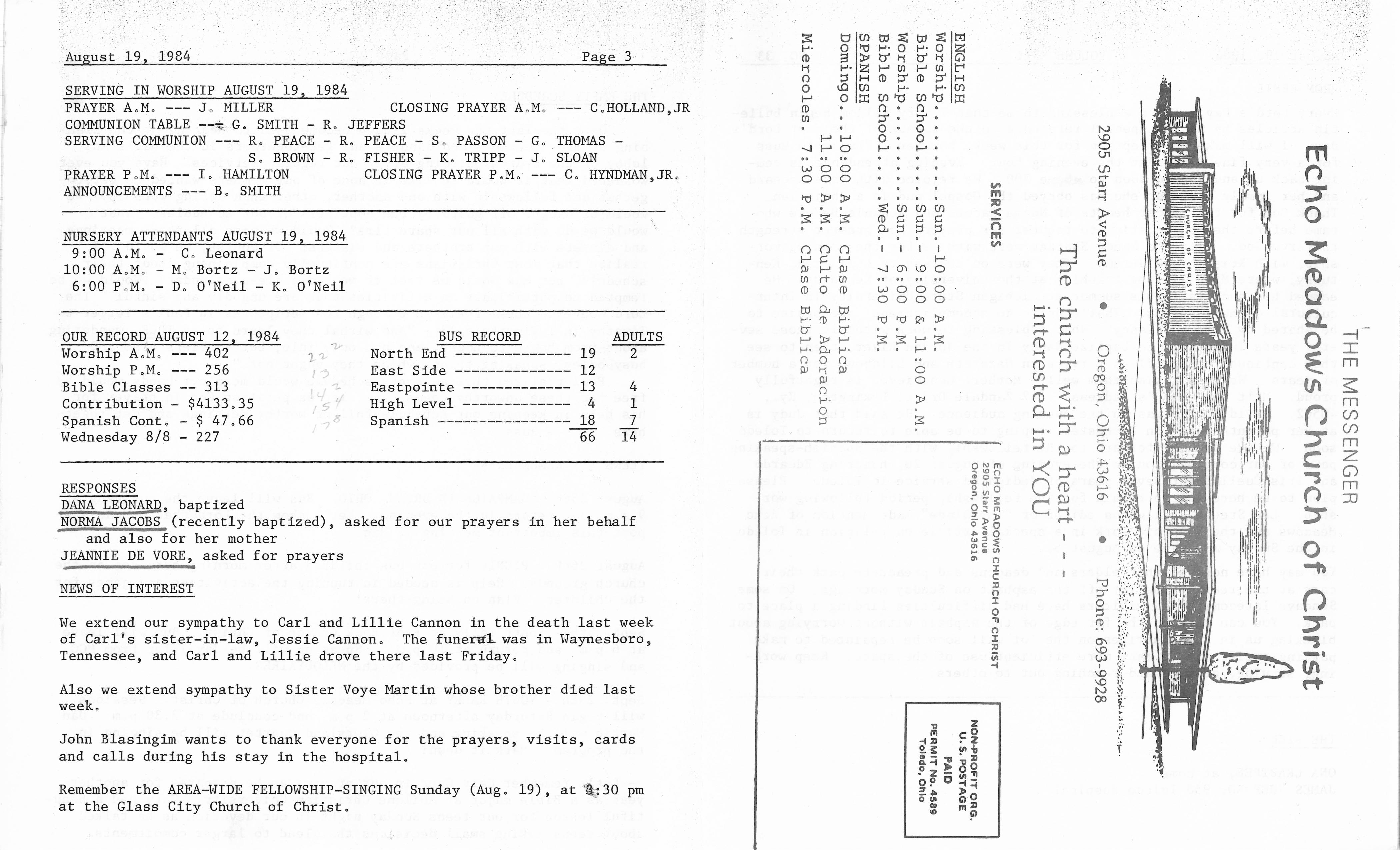 Scanned bulletin, page 1 of 1984-08-19.pdf