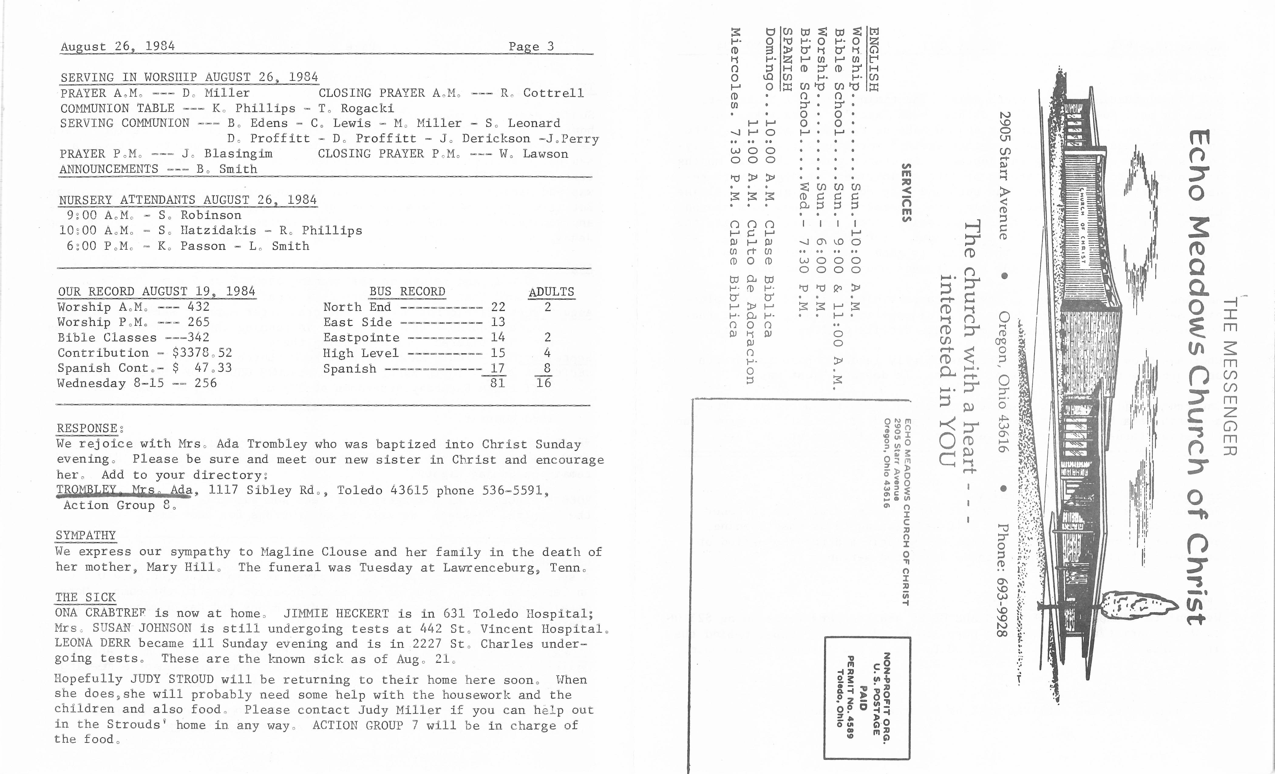Scanned bulletin, page 1 of 1984-08-26.pdf