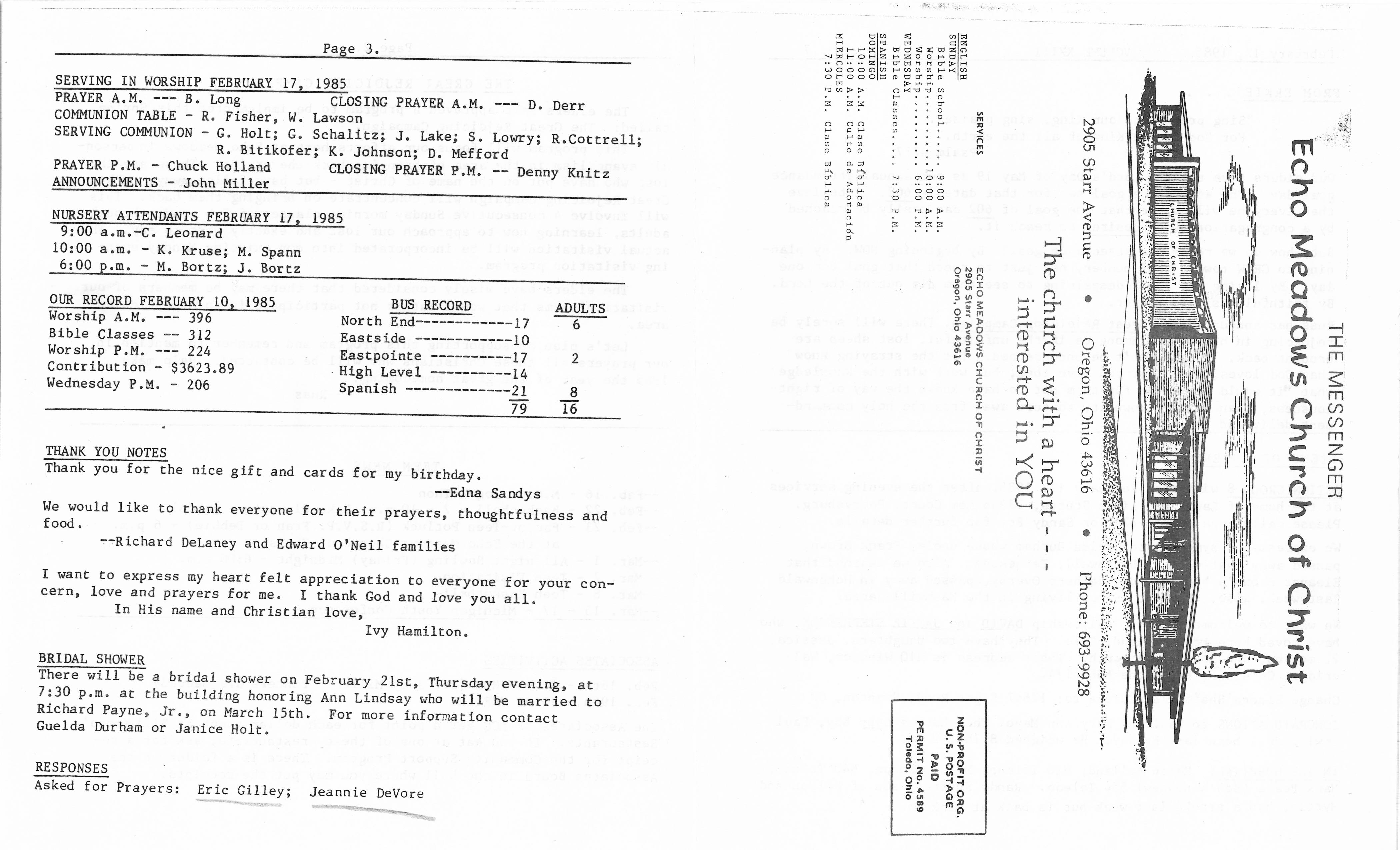 Scanned bulletin, page 1 of 1985-02-17.pdf