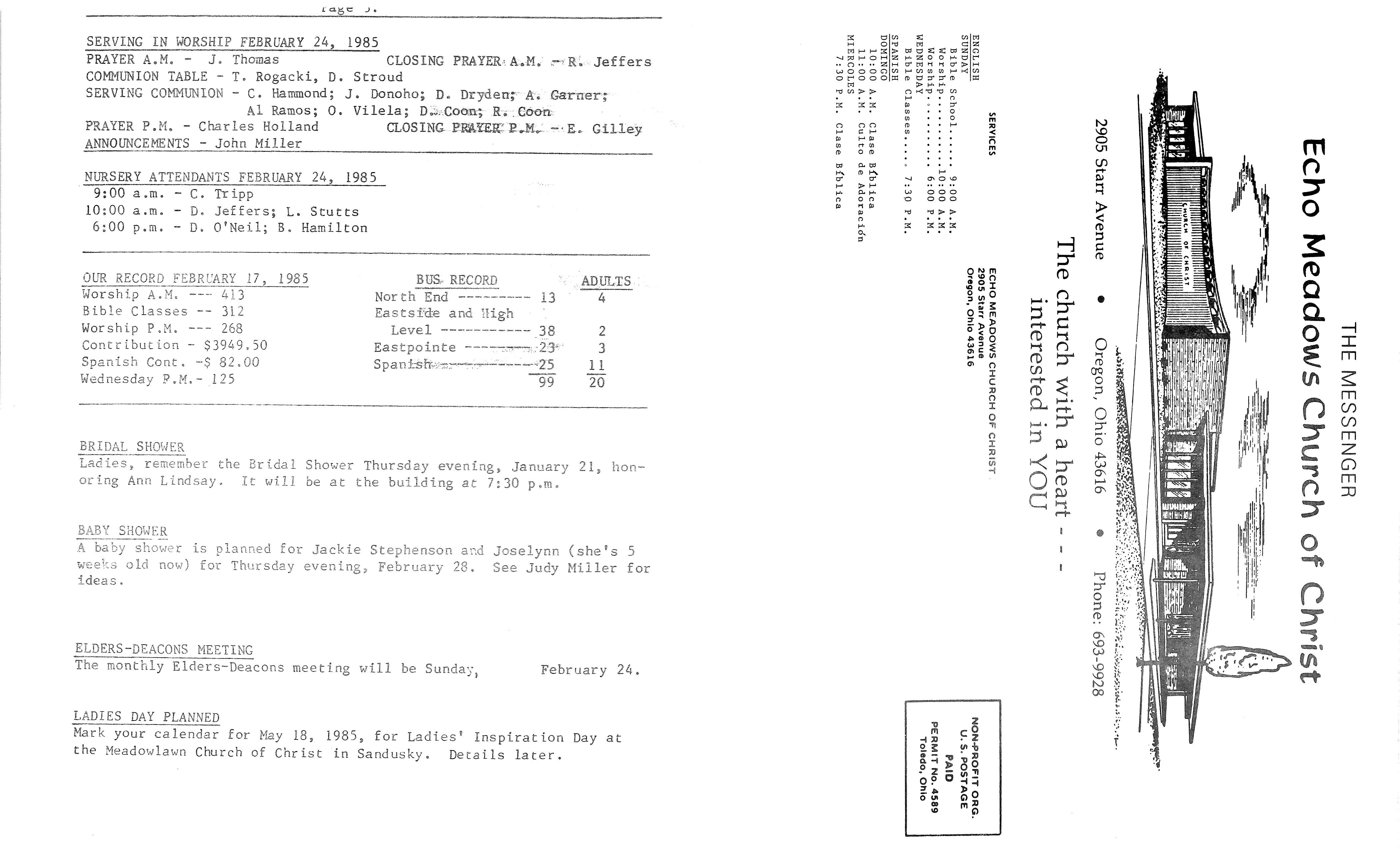 Scanned bulletin, page 1 of 1985-02-24.pdf