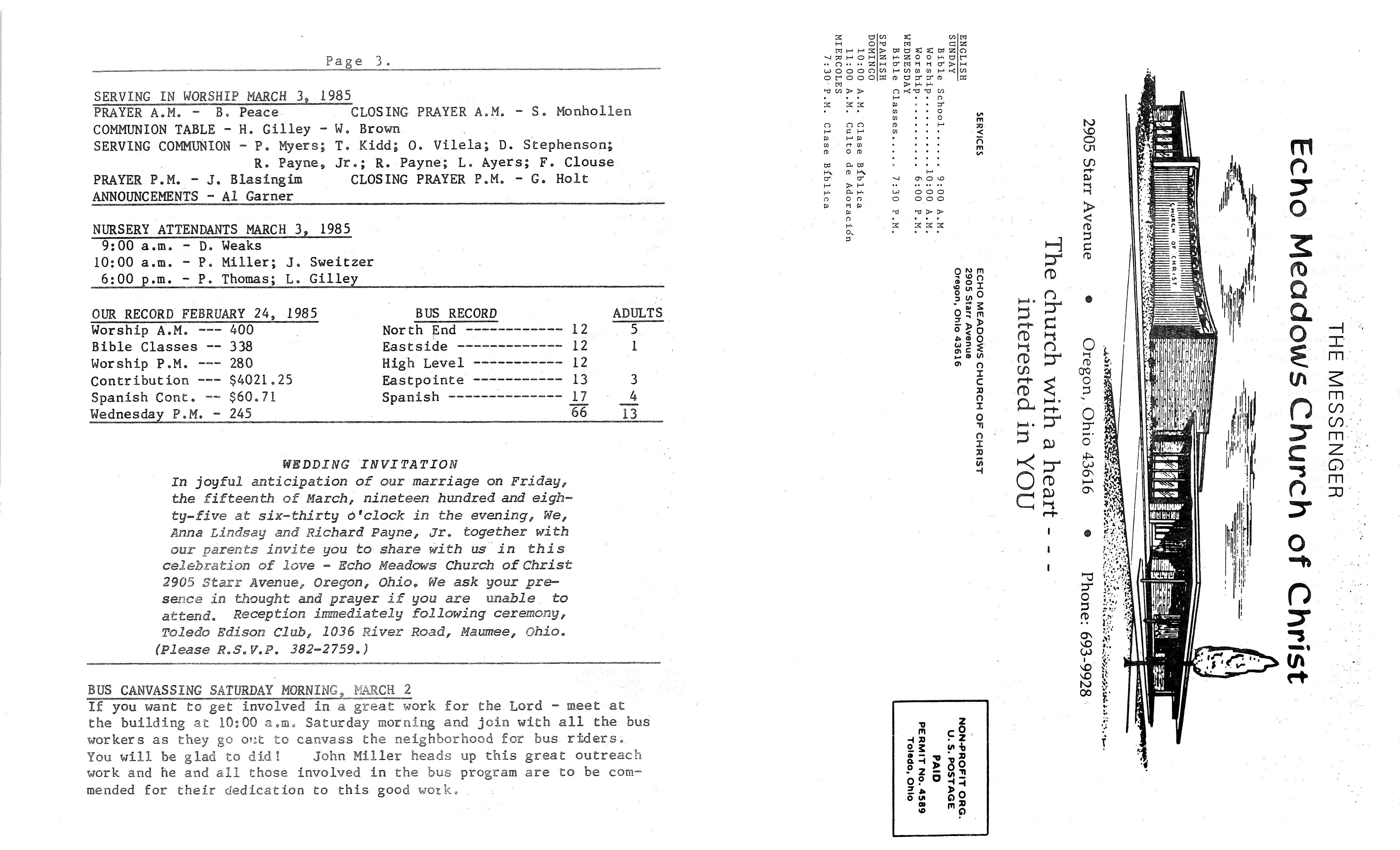 Scanned bulletin, page 1 of 1985-03-03.pdf