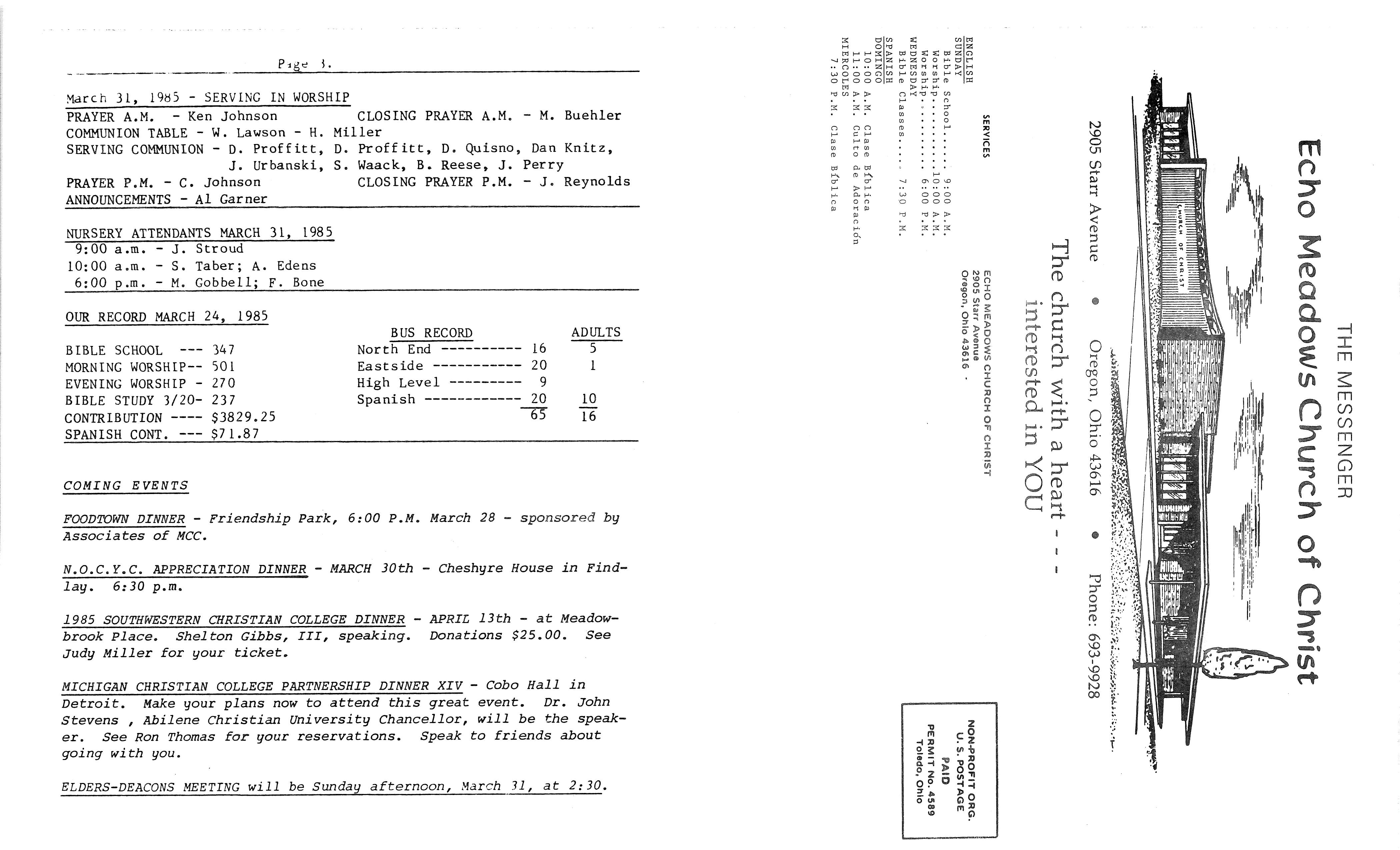 Scanned bulletin, page 1 of 1985-03-31.pdf