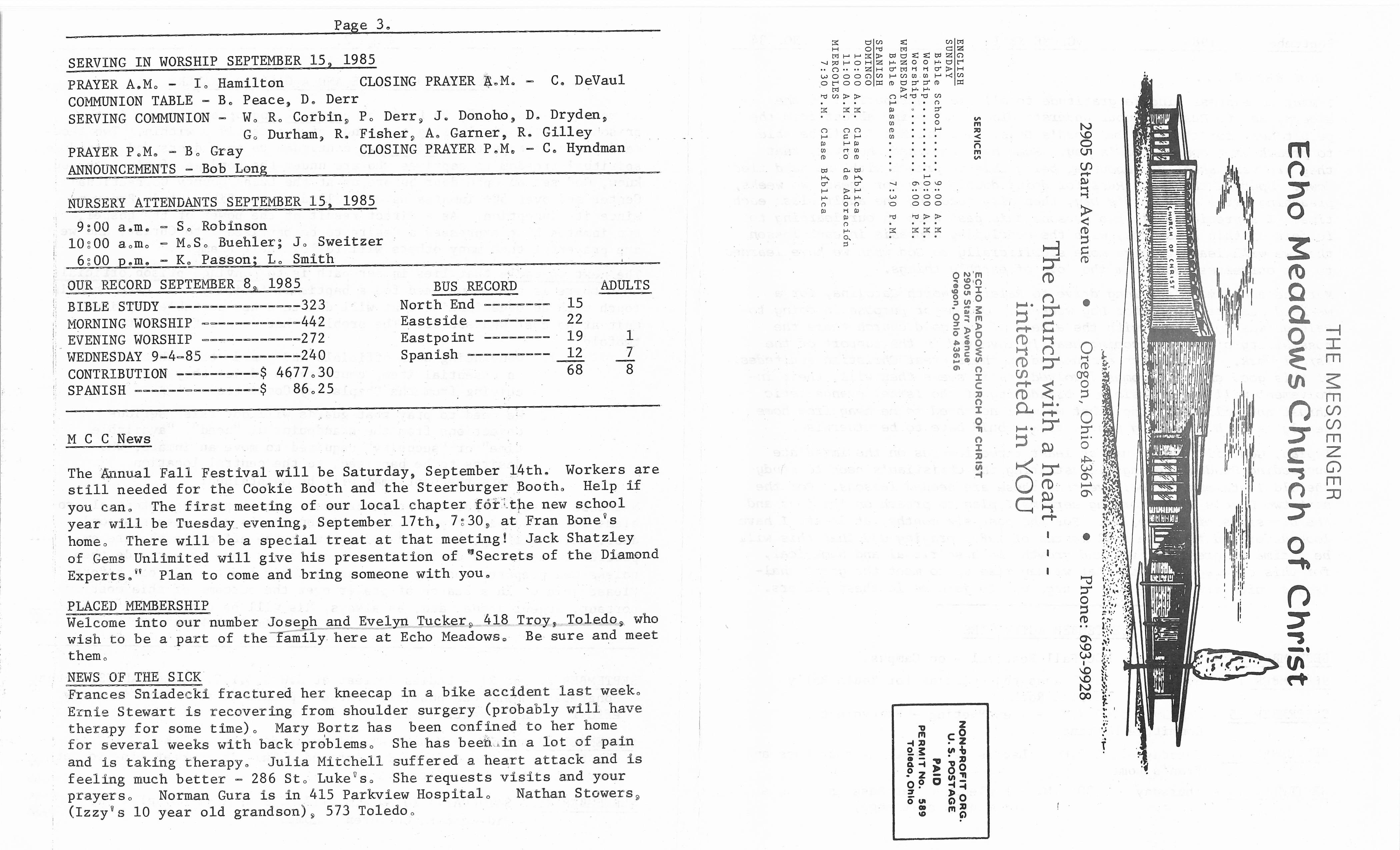 Scanned bulletin, page 1 of 1985-09-15.pdf