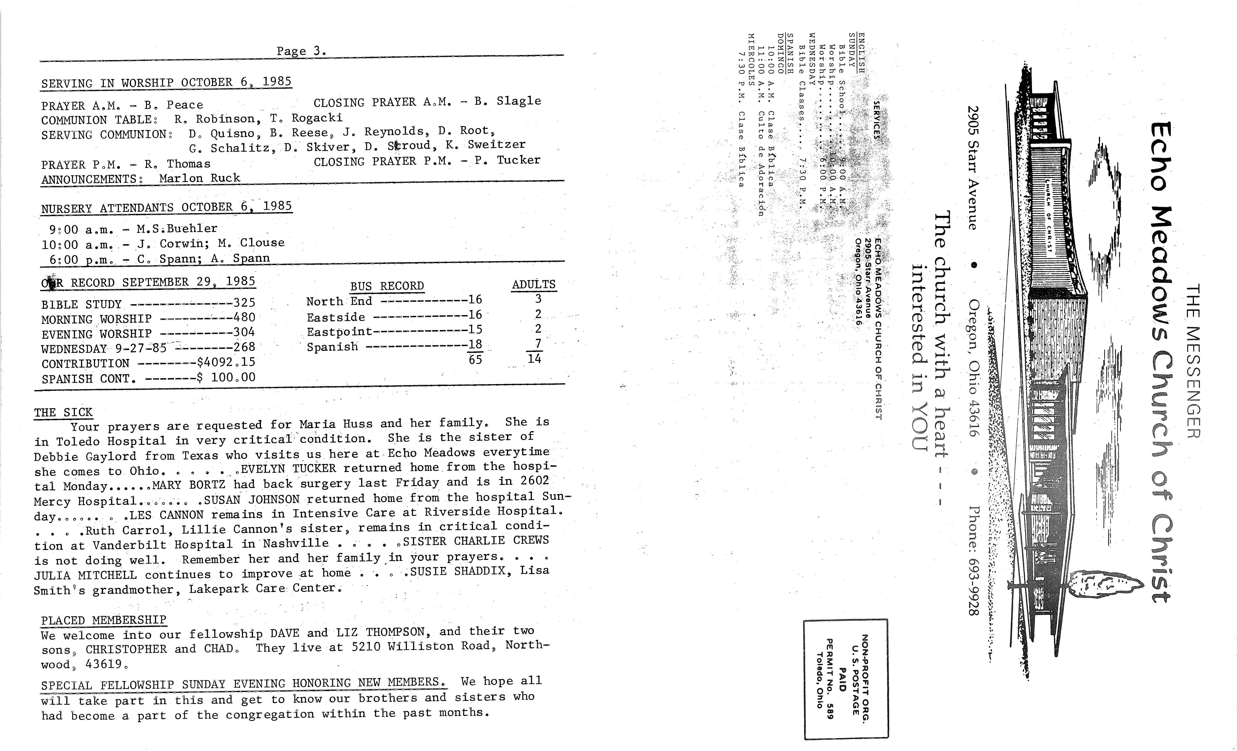 Scanned bulletin, page 1 of 1985-10-06.pdf