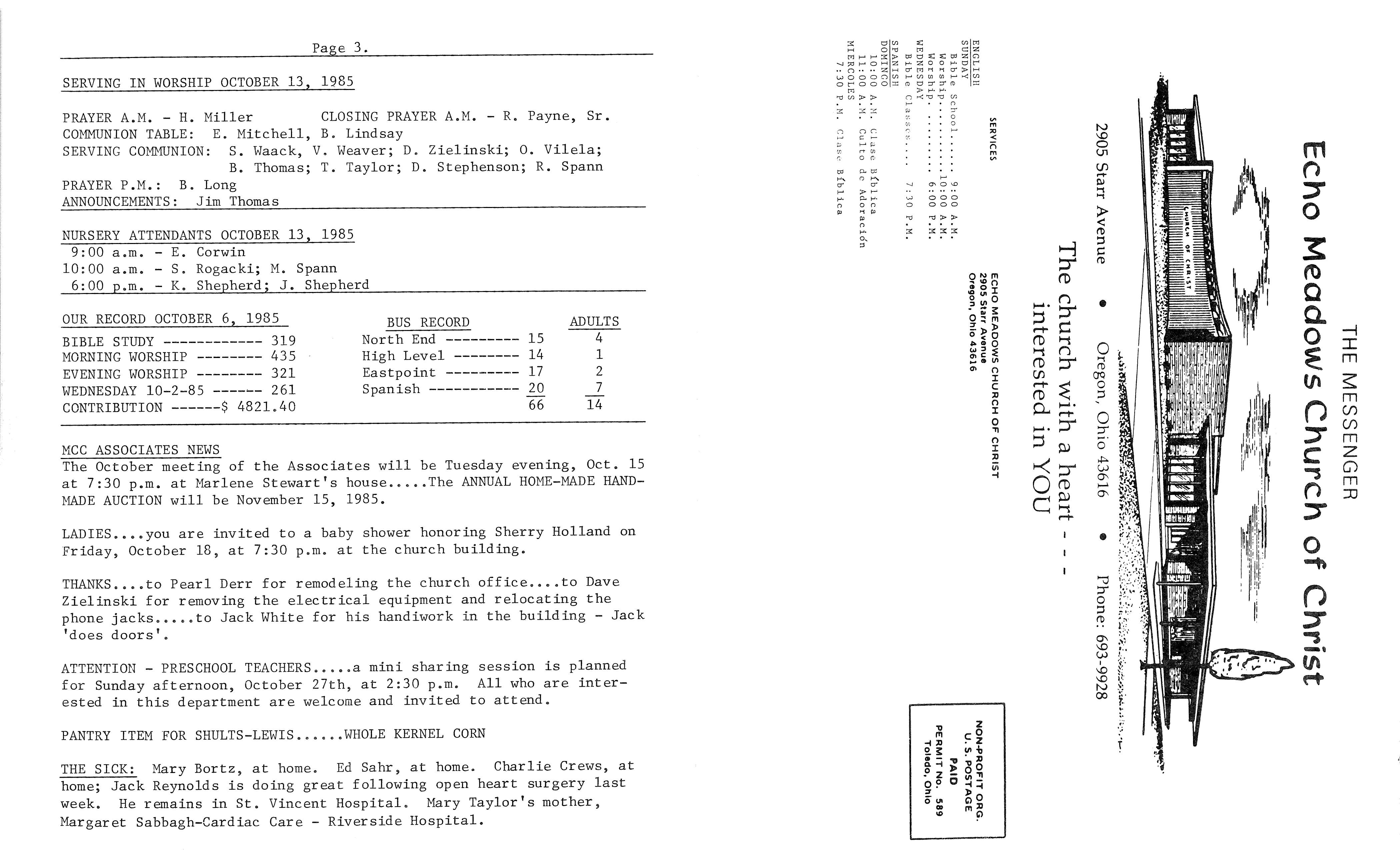 Scanned bulletin, page 1 of 1985-10-13.pdf