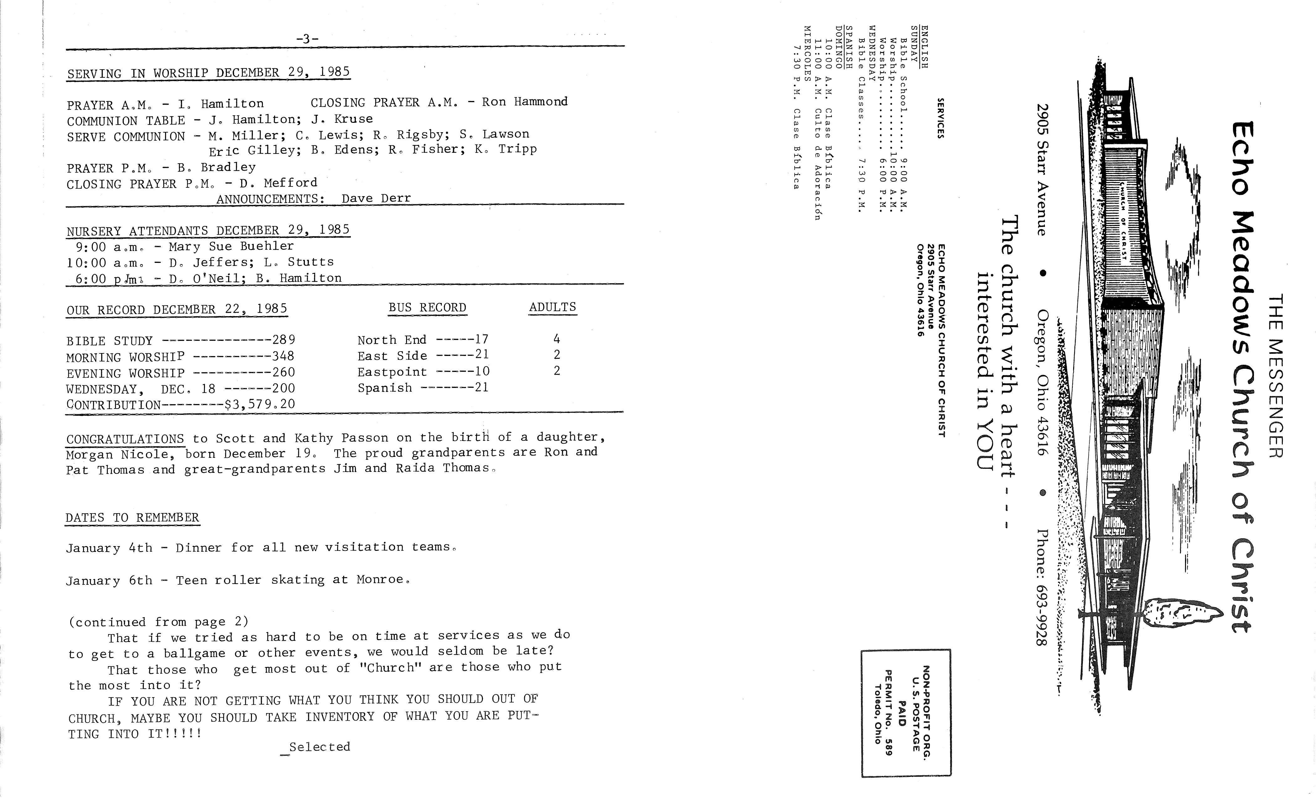 Scanned bulletin, page 1 of 1985-12-29.pdf