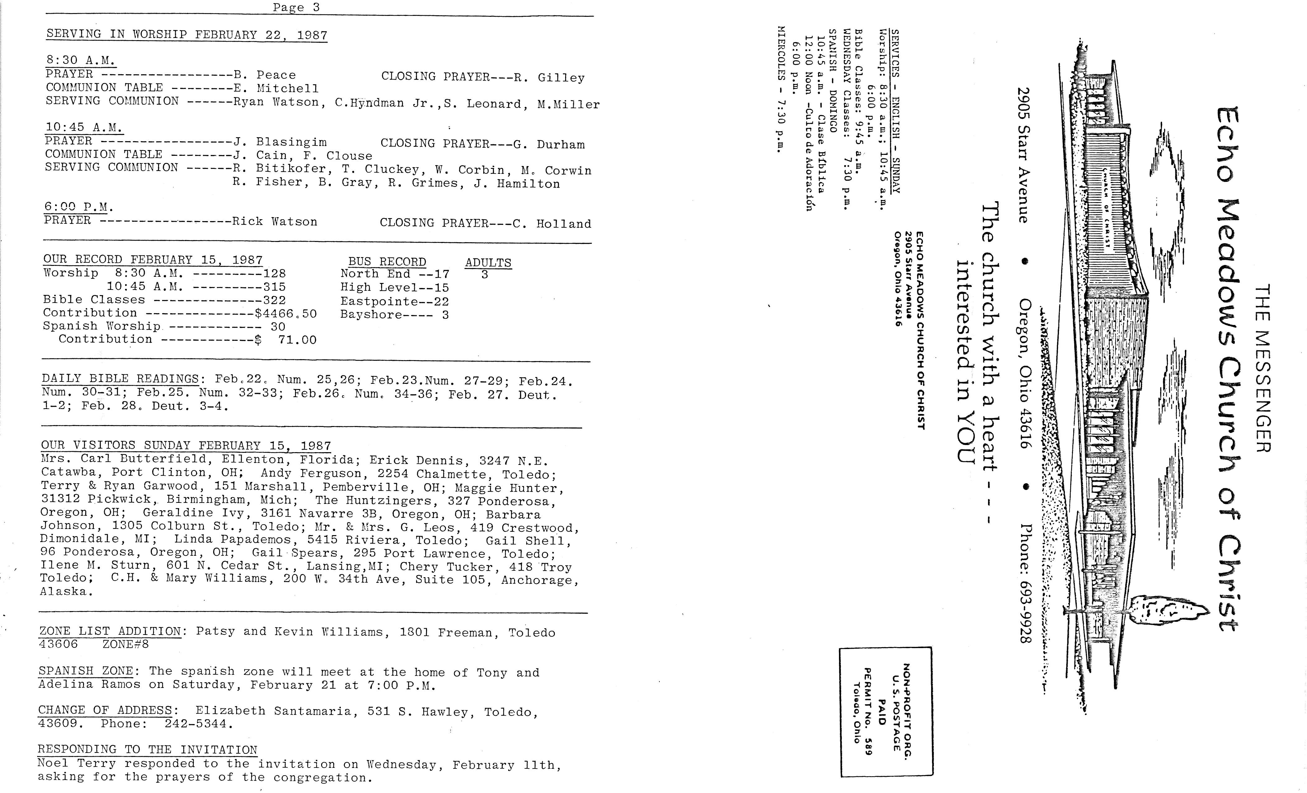 Scanned bulletin, page 1 of 1987-02-22.pdf