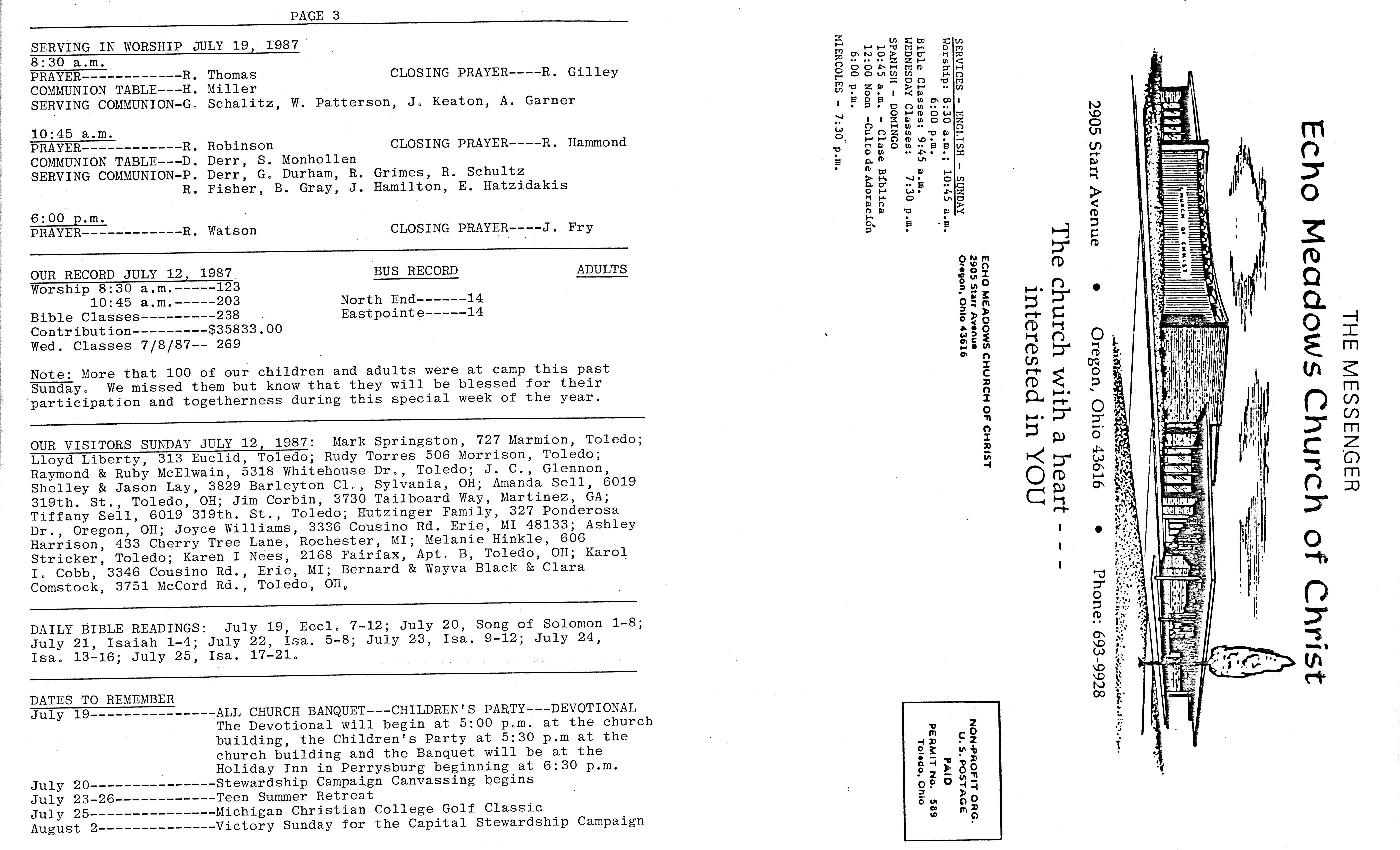Scanned bulletin, page 1 of 1987-07-19.pdf