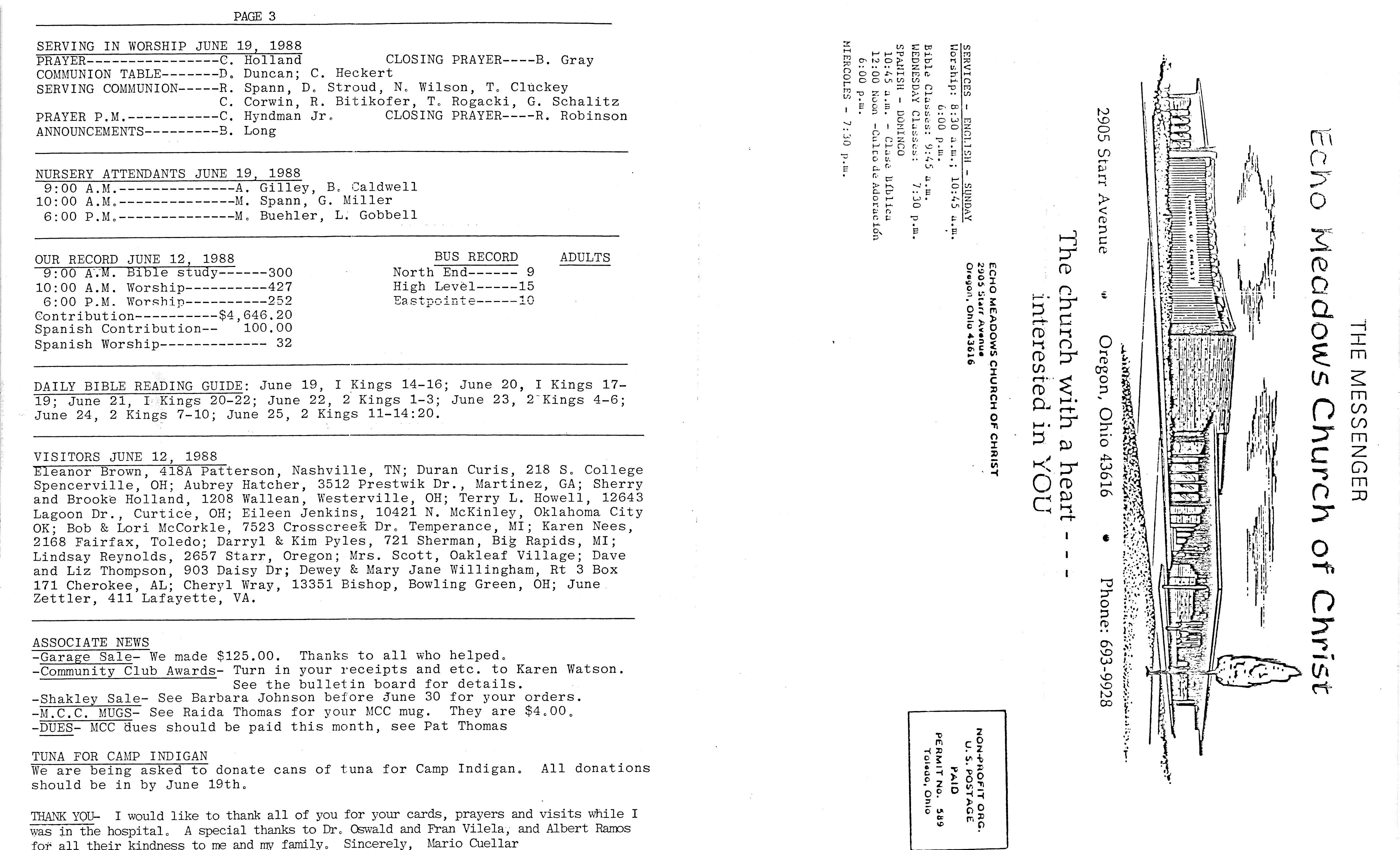 Scanned bulletin, page 1 of 1988-06-19.pdf