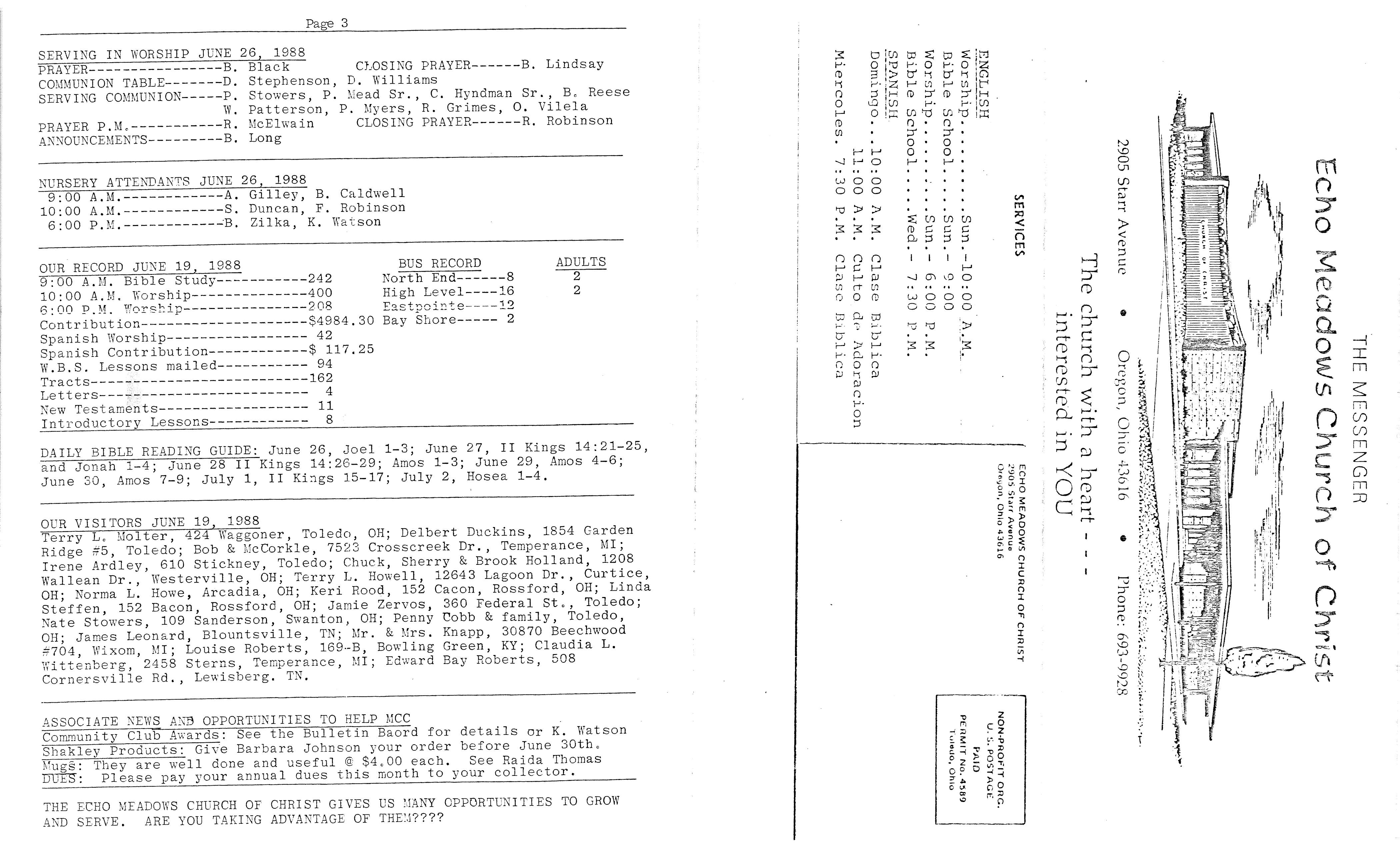 Scanned bulletin, page 1 of 1988-06-26.pdf