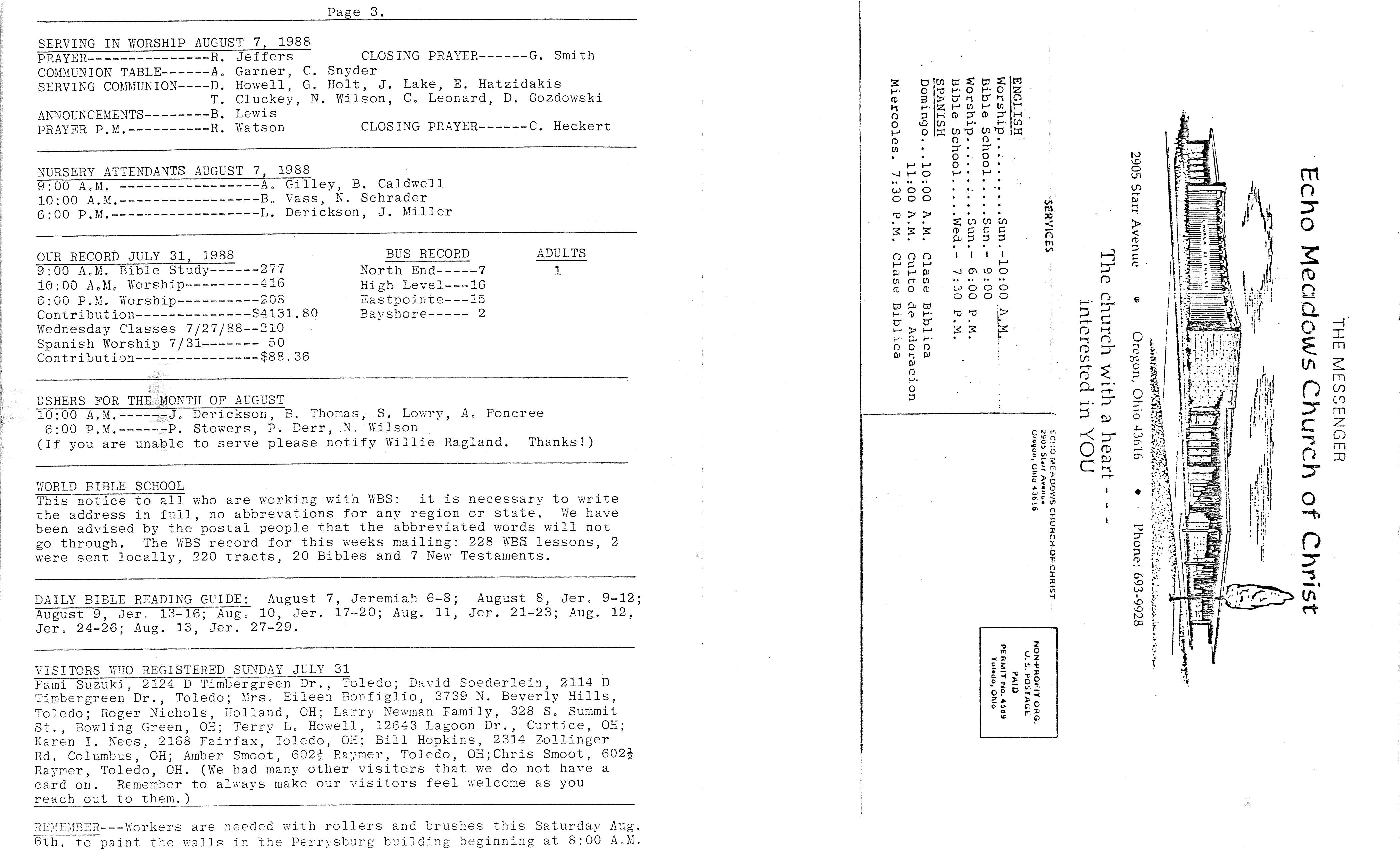 Scanned bulletin, page 1 of 1988-08-07.pdf