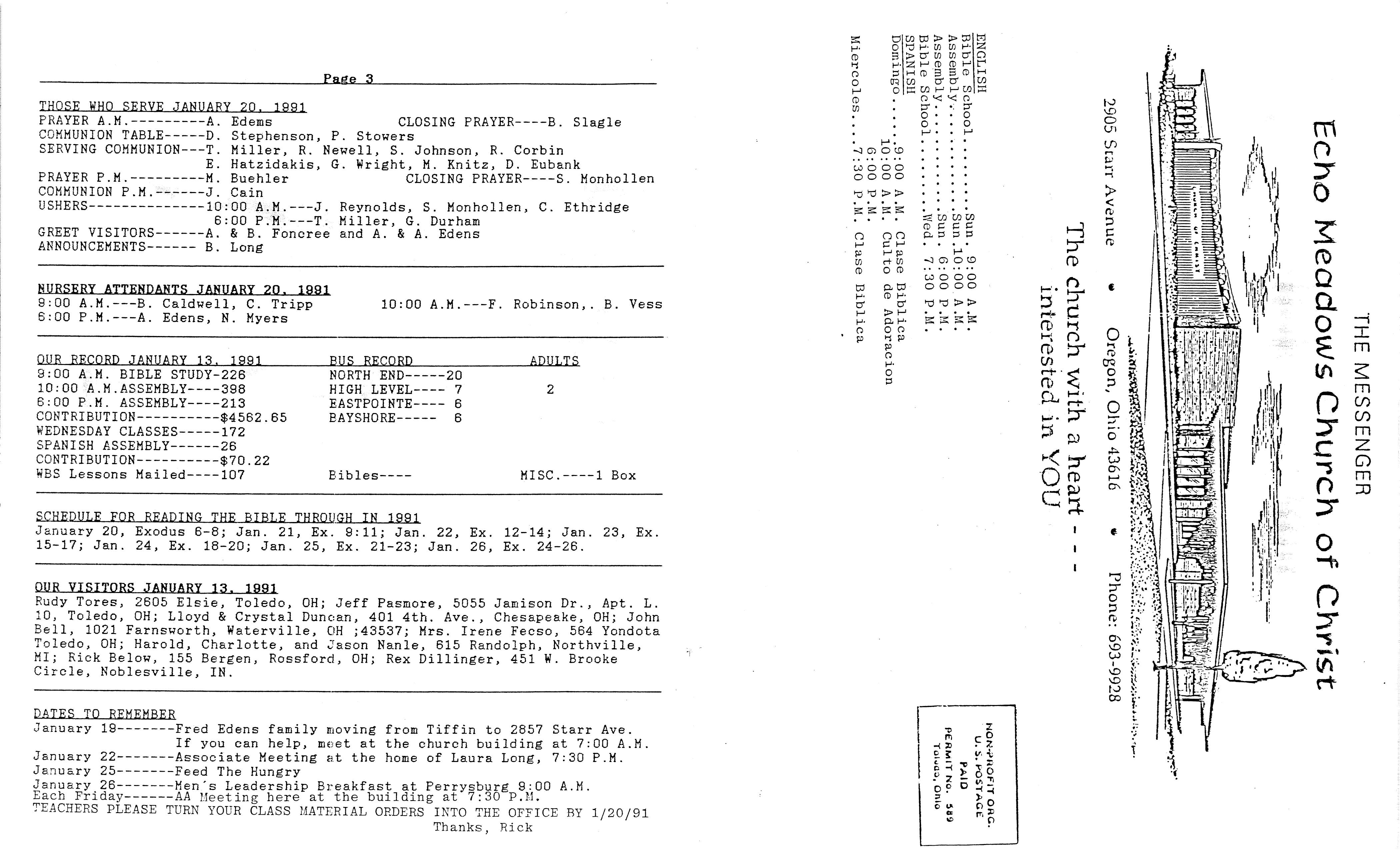 Scanned bulletin, page 1 of 1991-01-20.pdf
