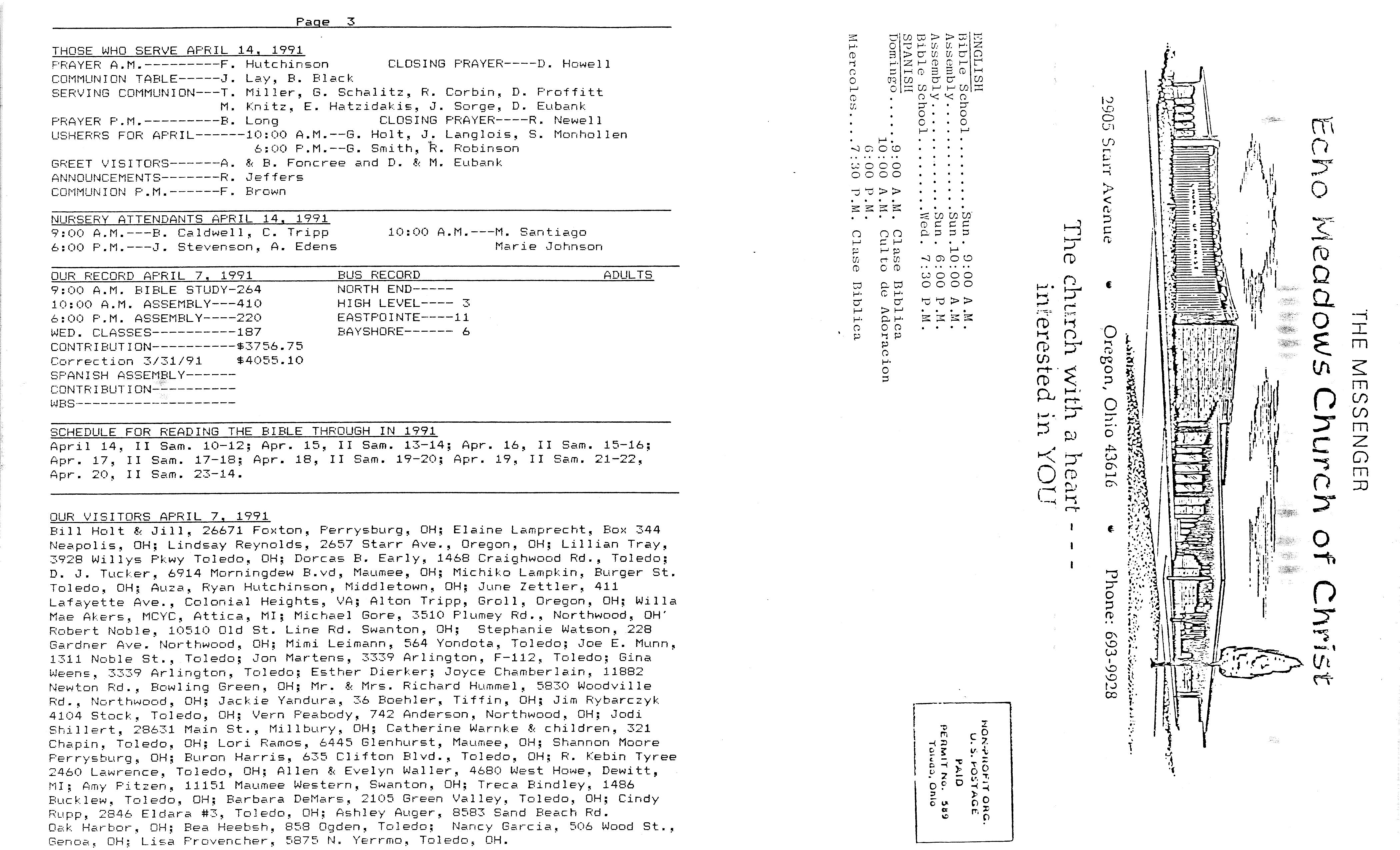 Scanned bulletin, page 1 of 1991-04-14.pdf