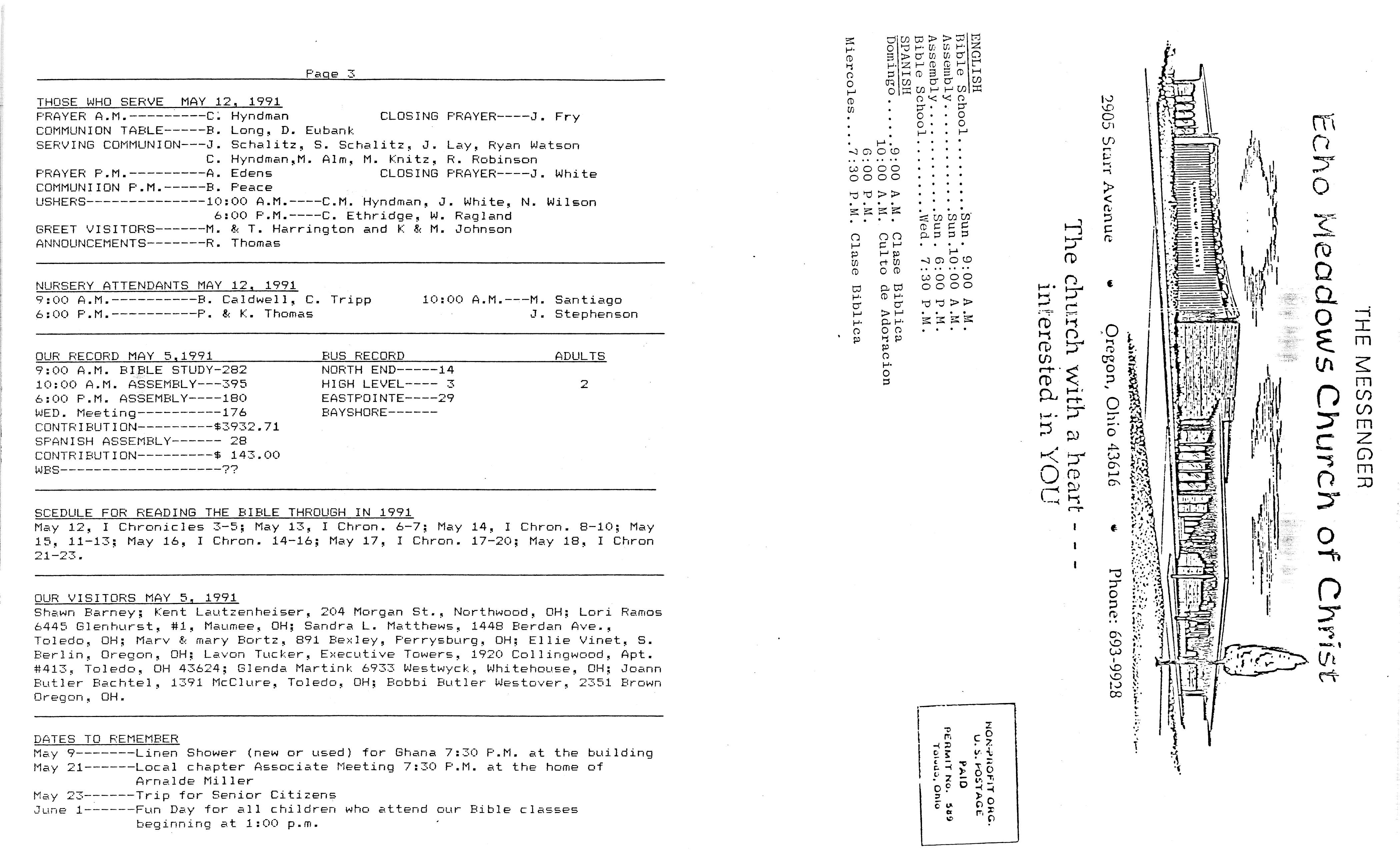 Scanned bulletin, page 1 of 1991-05-12.pdf