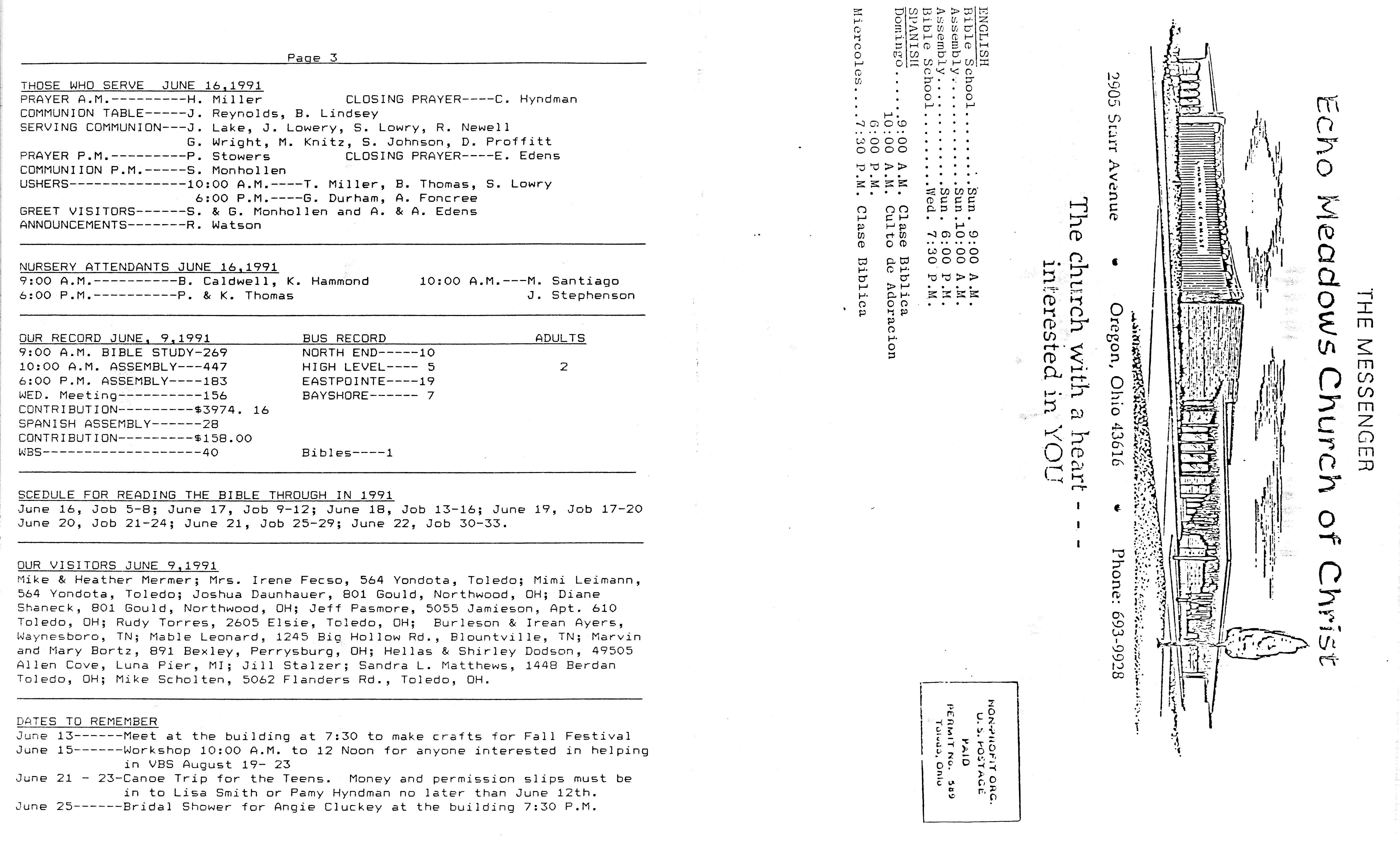 Scanned bulletin, page 1 of 1991-06-16.pdf