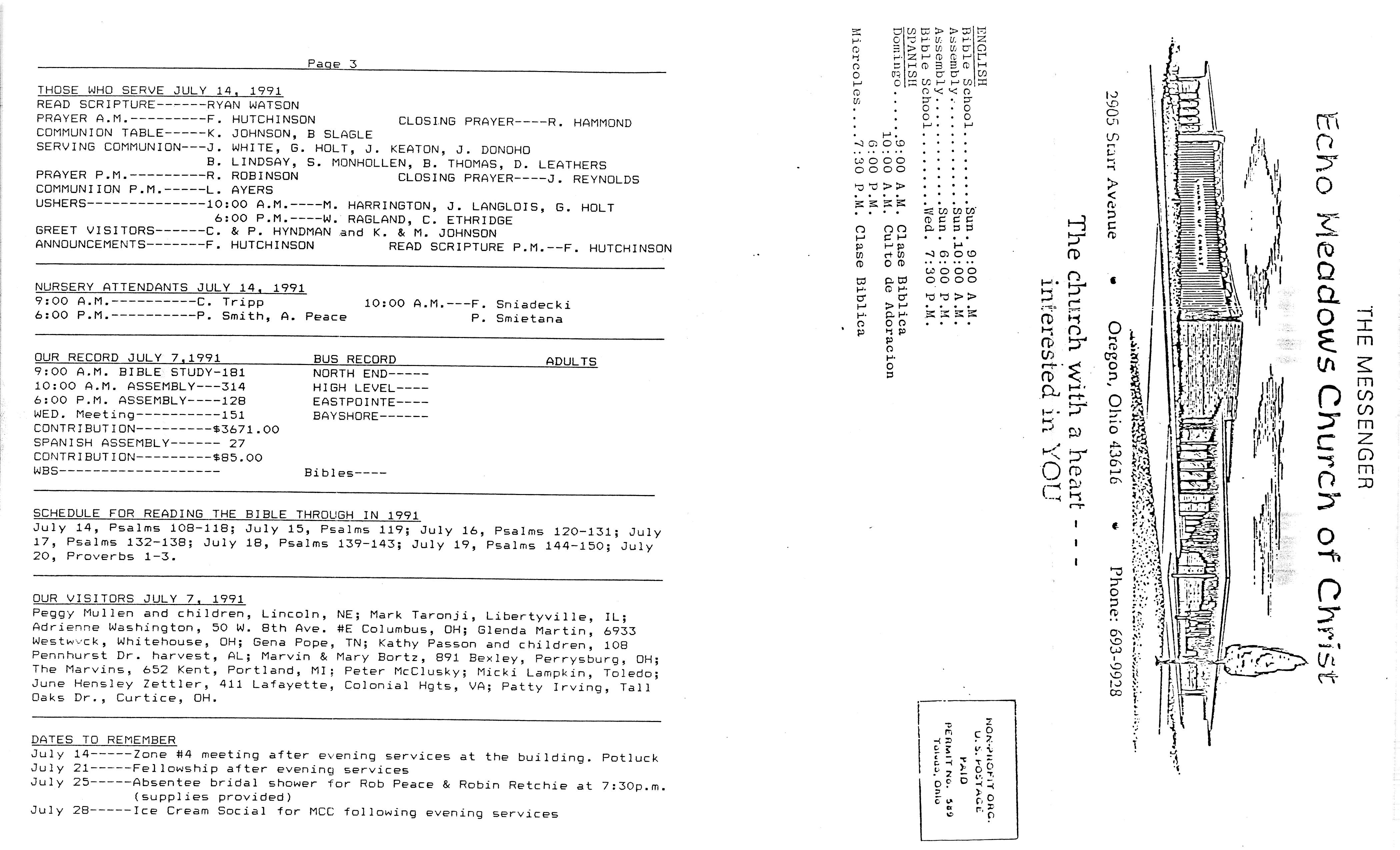 Scanned bulletin, page 1 of 1991-07-14.pdf