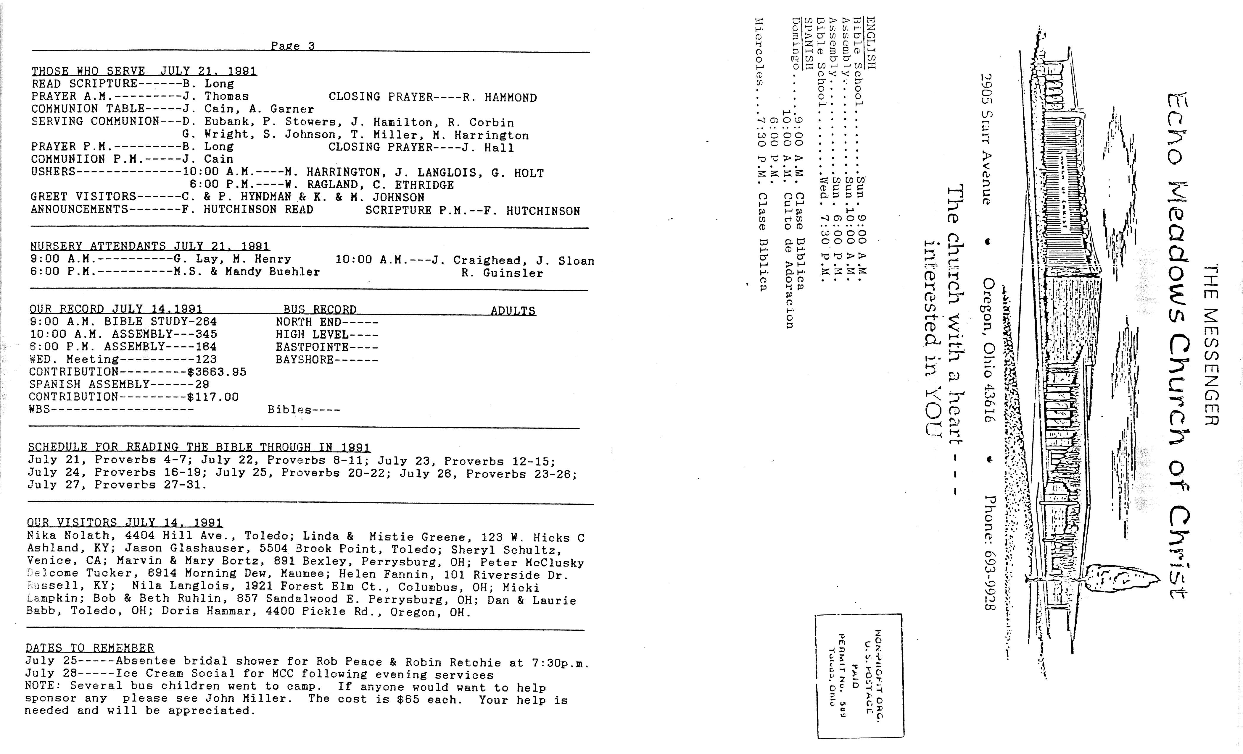 Scanned bulletin, page 1 of 1991-07-21.pdf