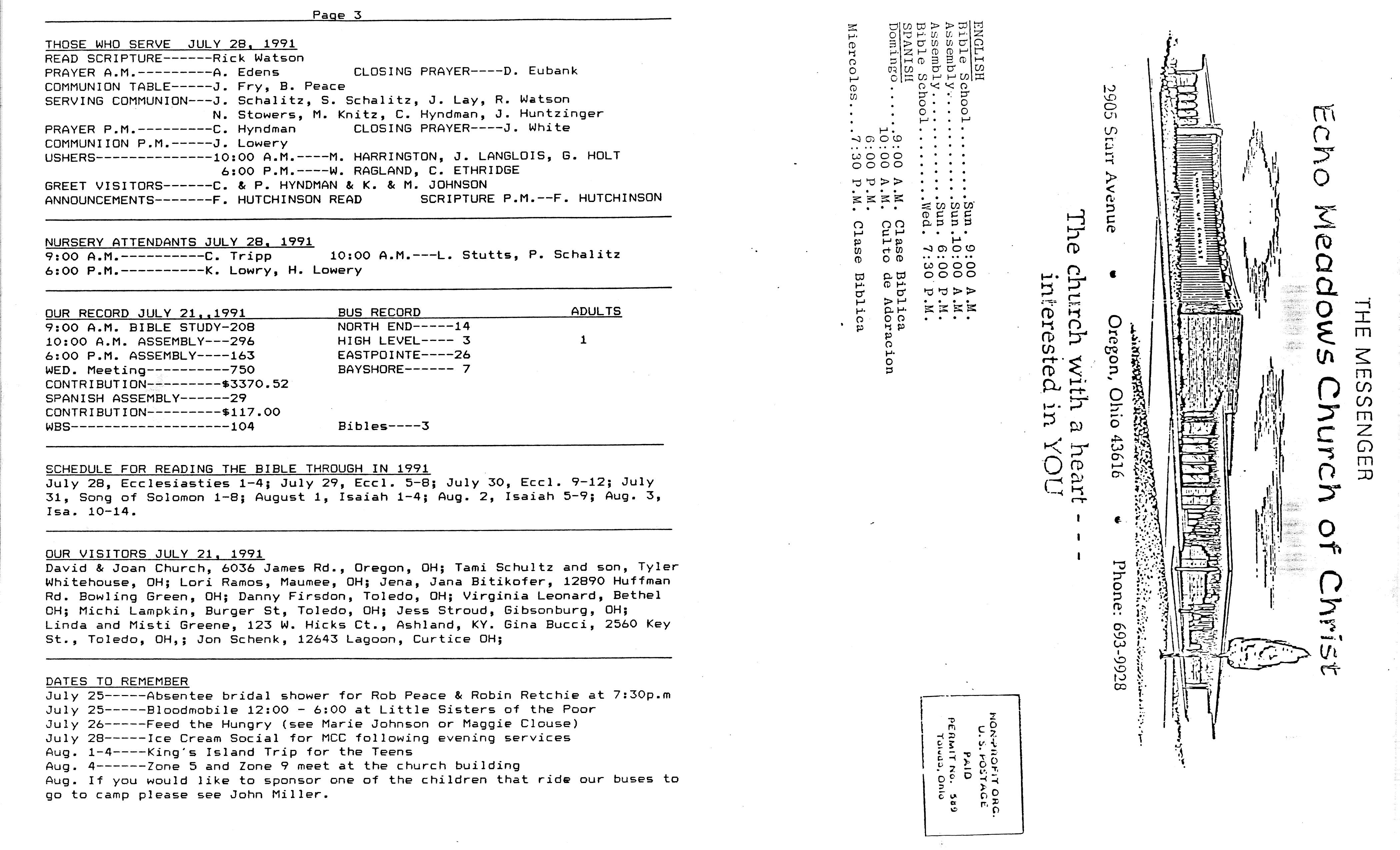 Scanned bulletin, page 1 of 1991-07-28.pdf