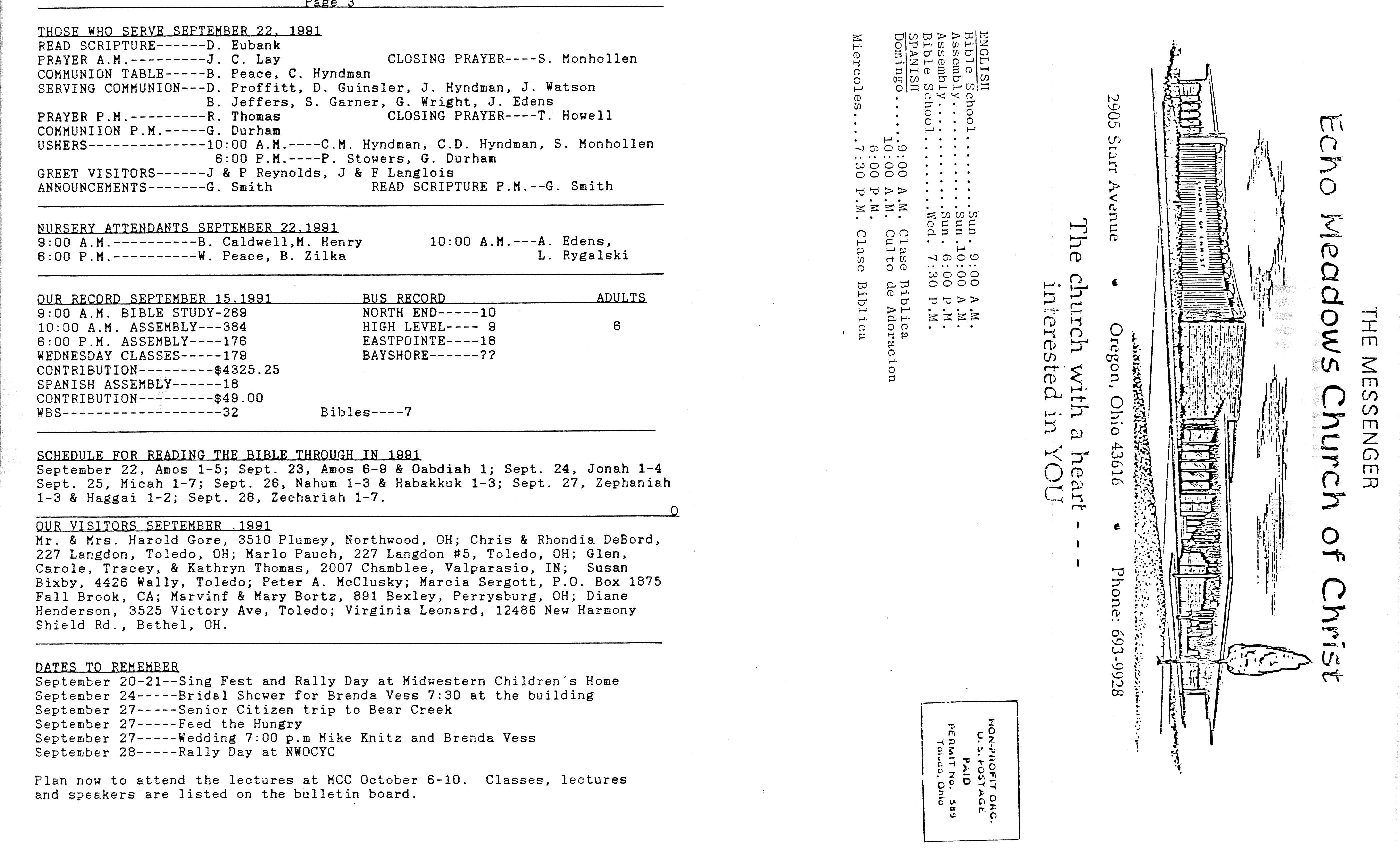 Scanned bulletin, page 1 of 1991-09-22.pdf